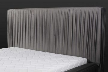 JVmoebel Bett Luxus Schlafzimmer Doppel Betten Ehe Textil Bett Hotel Gestell Möbel (1-tlg., 1x Bett), Made in Europa