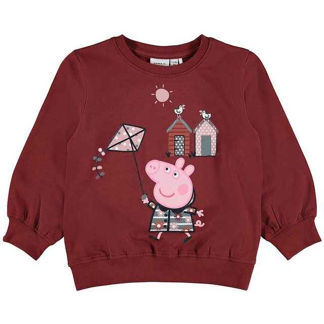 Name It Sweatshirt »Sweatshirt NMFPEPPAPIG für Mädchen, Organic Cotton«  - Onlineshop Otto