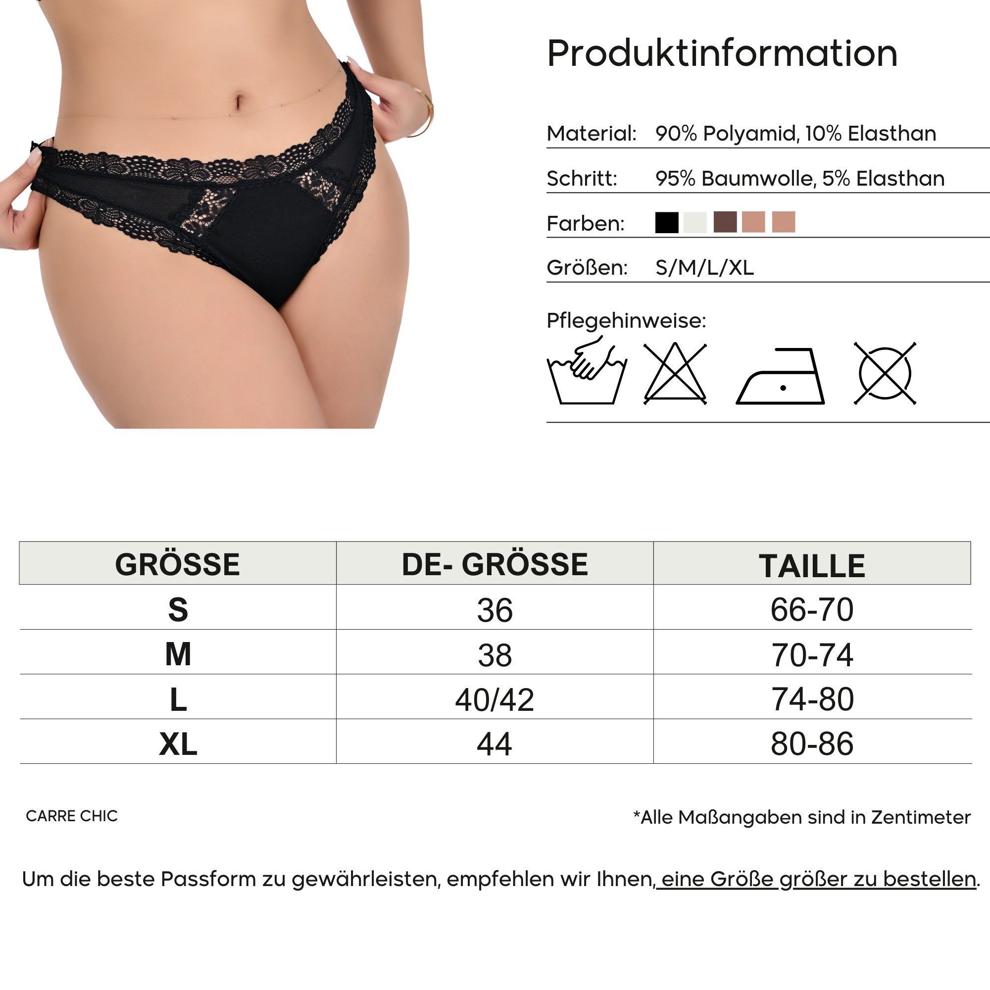 Elegant Love Tangaslip Sexy Damen Slip, Dessous, Unterhosen, Unterwäsche in Spitzenoptik (1-St) Criss-Cross-Cut-Out-Höschen & V-String Lingerie, Panties, Reizwäsche