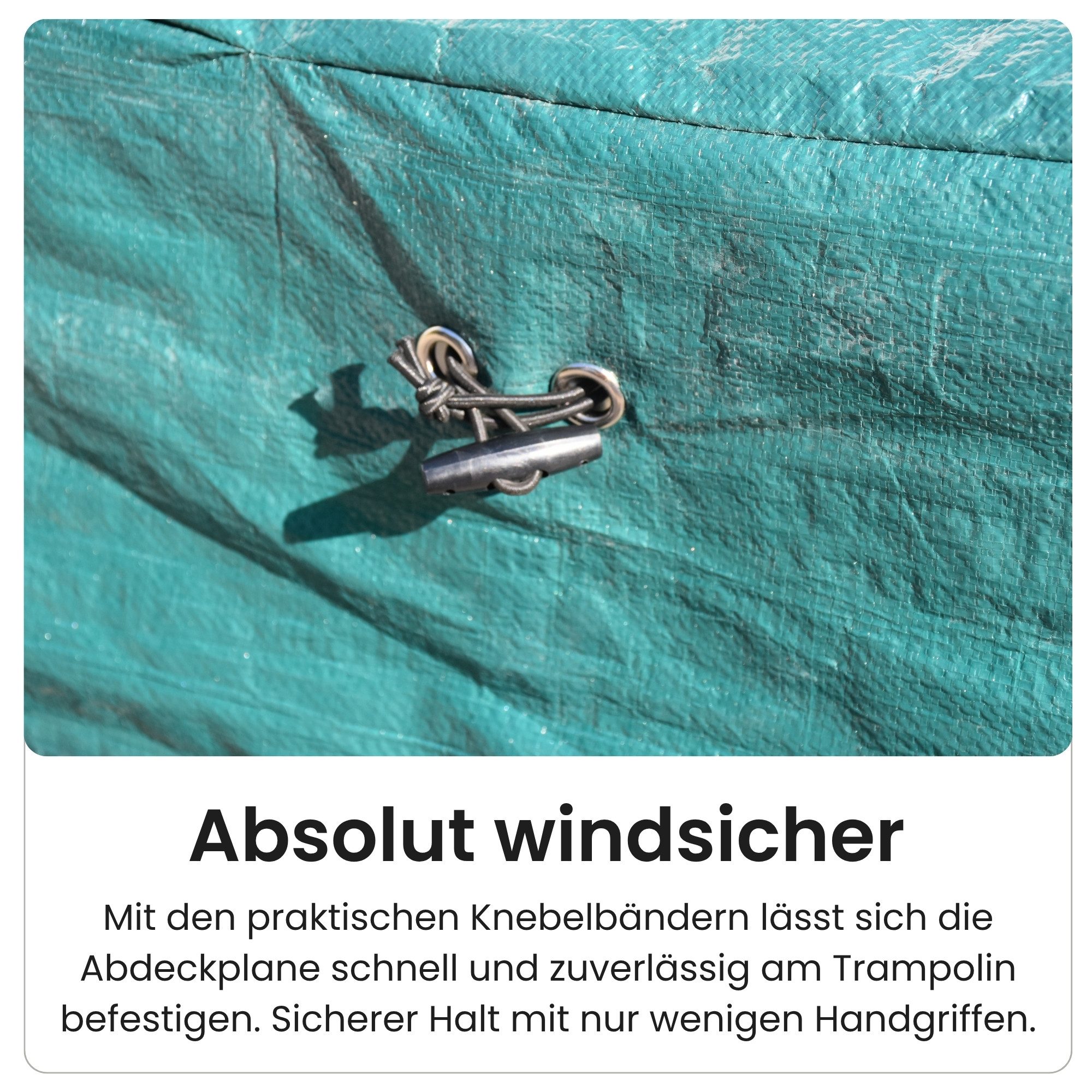 Zero Gravity Gartentrampolin Abdeckung Winter, Ø183,244,305,366,427cm, Reißfest, Wasserdicht, Ø 244 cm, Zuverlässiger Schutz vor Schnee, Regen, Sonne, Laub