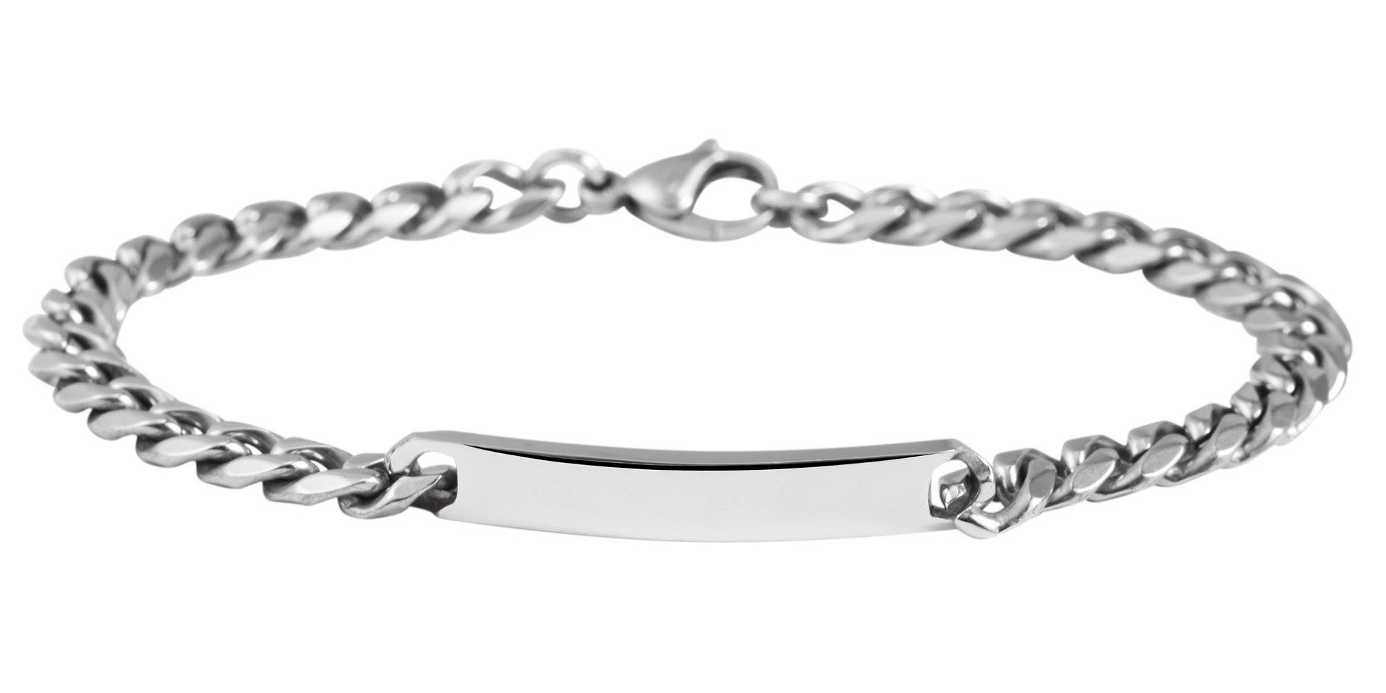 Armband Armband – Panzerarmband aus Edelstahl 19 cm