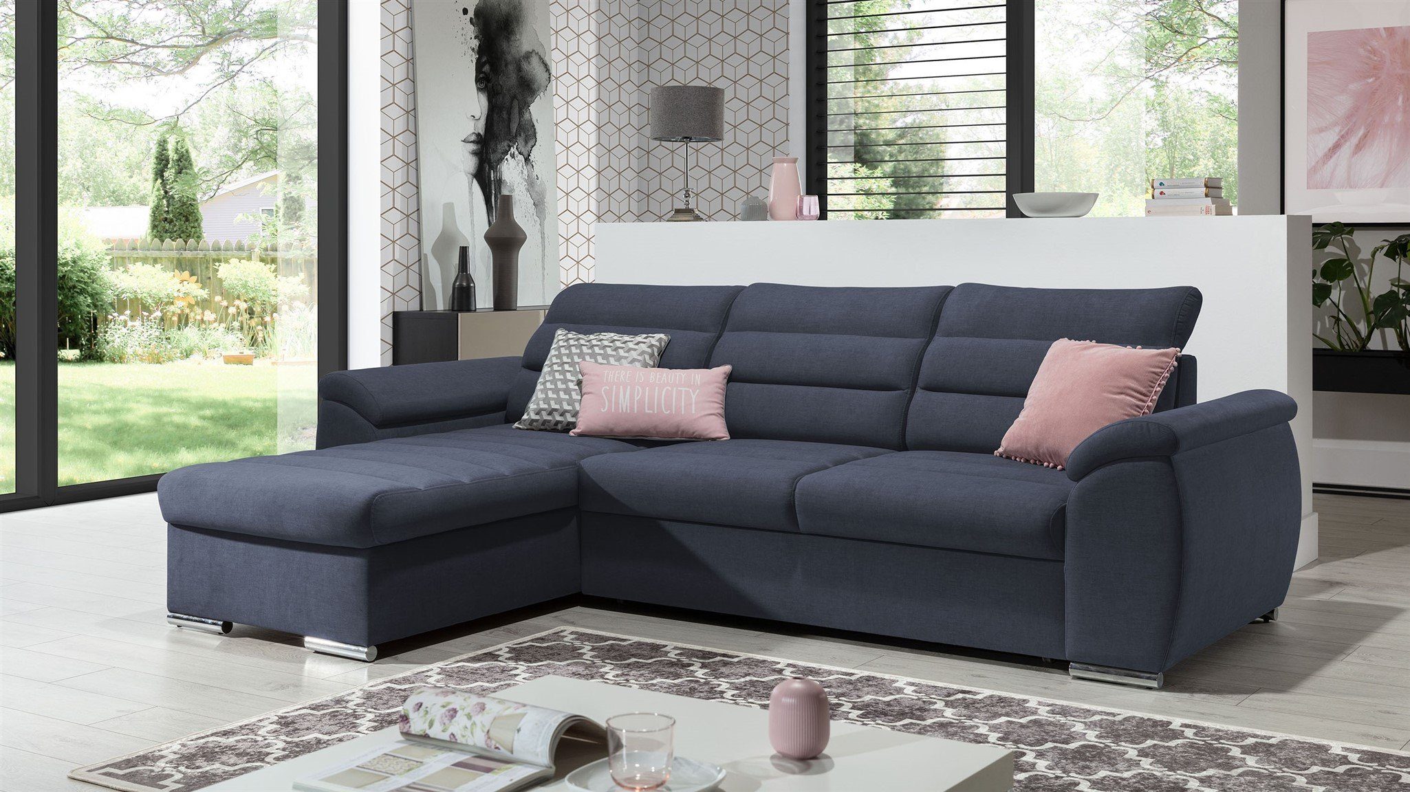 Fun Möbel Ecksofa Schlafsofa PASCARA XS günstig online kaufen