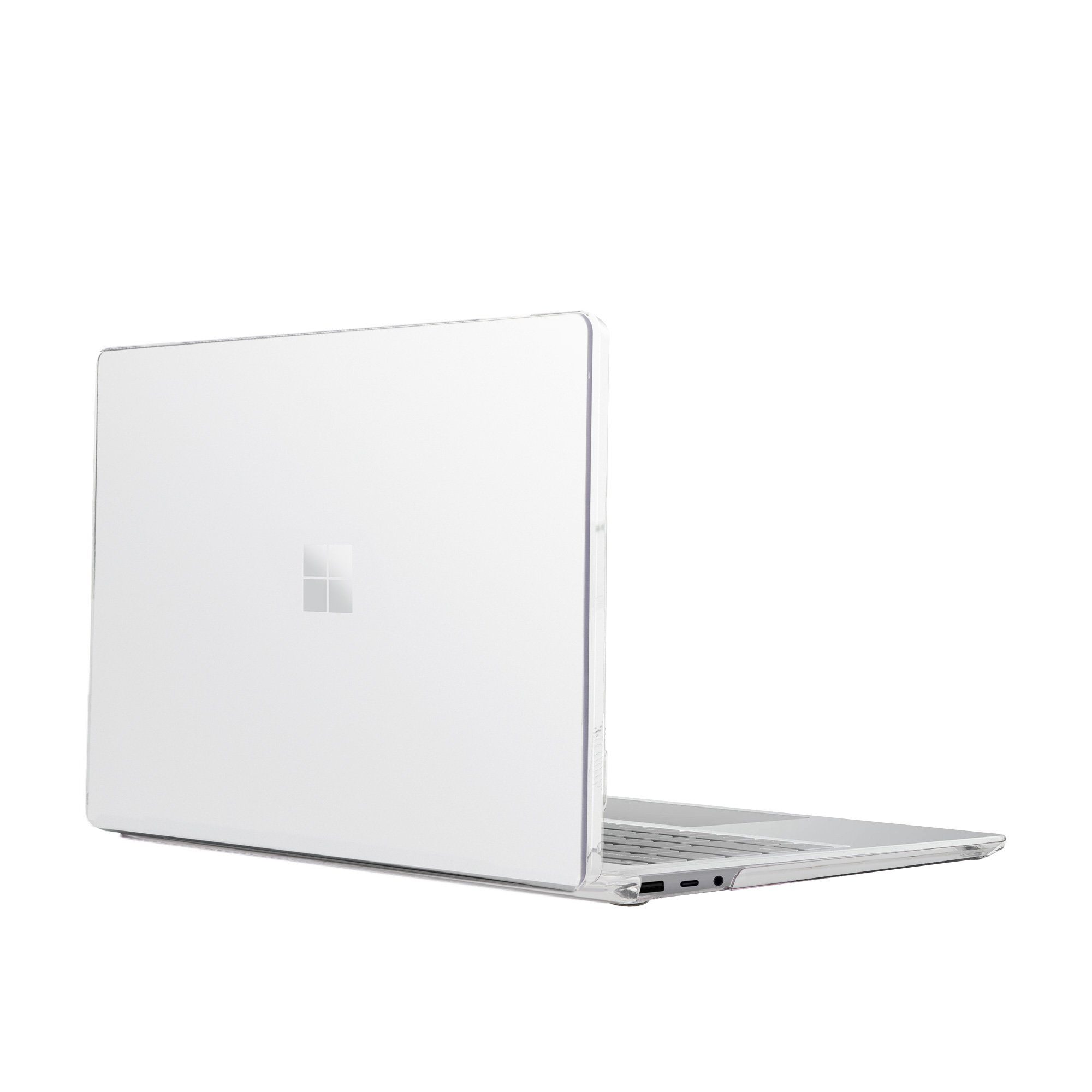 kwmobile Etui Hülle für Microsoft Surface Laptop 5 / 4 /3 13.5inch (1868 / 1951), Crystal Laptopschutzhülle Cover Case - Notebook Laptop Schutzhülle