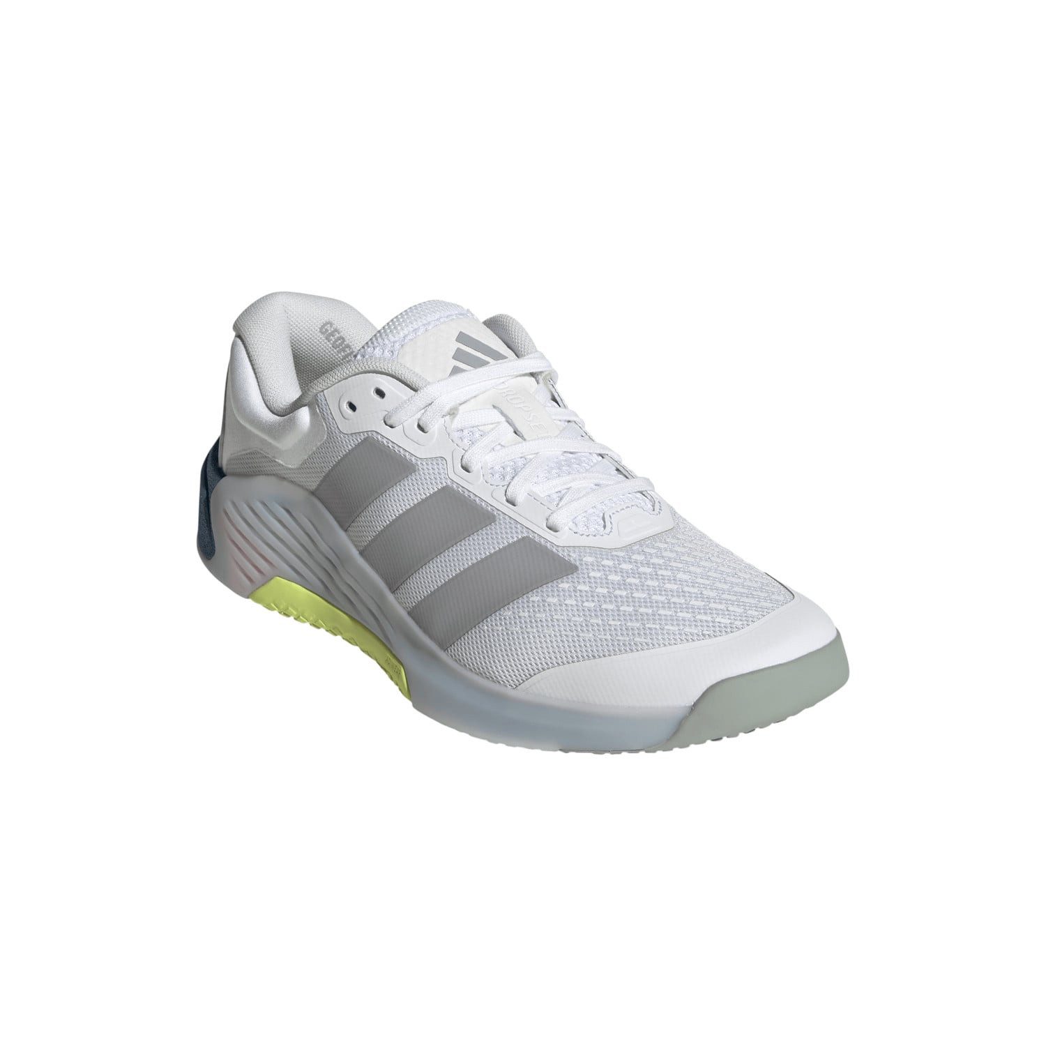 adidas Performance Dropset 4 Power Trainer weiss/silber/blau Damen Fitnessschuh