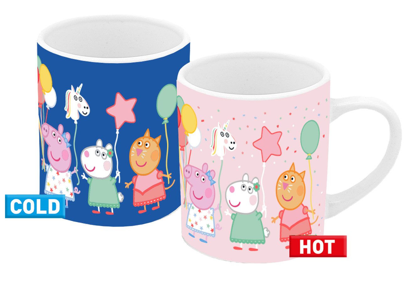 Tasse Farbwechsel Peppa Pig Hip Hip Hooray