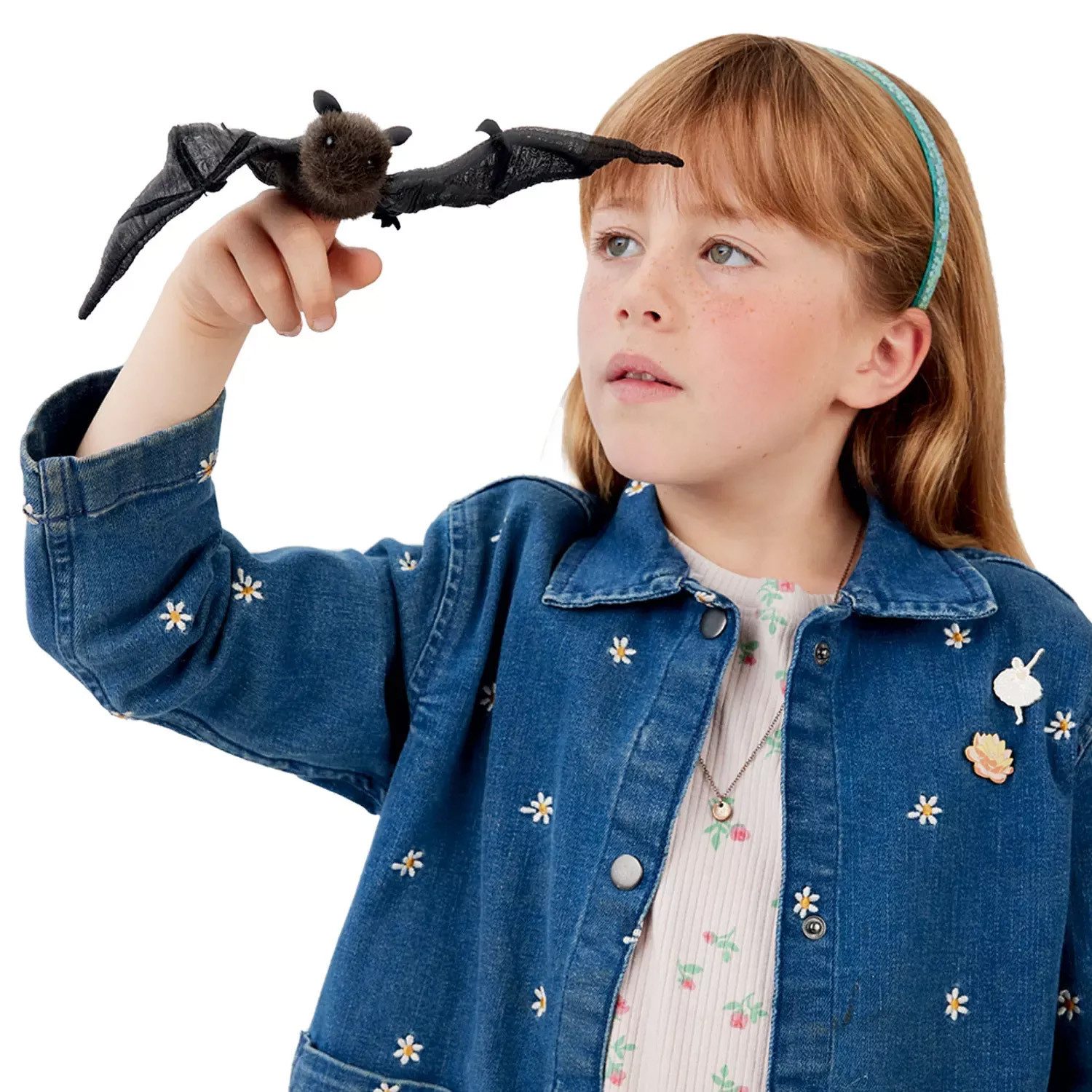 Folkmanis Handpuppen Handpuppe Folkmanis Handpuppe Mini Forellenbarsch / Mini Largemouth Bass 8008 (Packung)