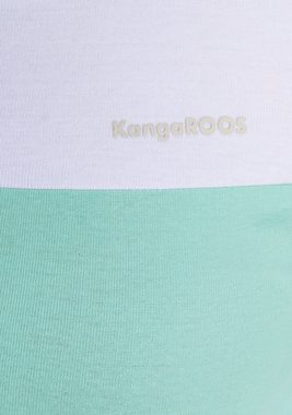 KangaROOS Longsleeve im Colourblocking-Streifen-Mix - NEUE FARBEN