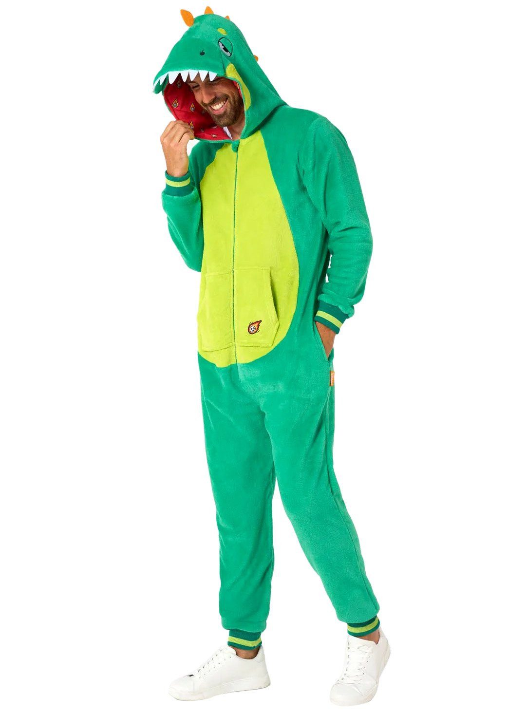 Opposuits Kostüm Dinosaurier Onesie, Der Overall beweist: jedes Tier eignet günstig online kaufen
