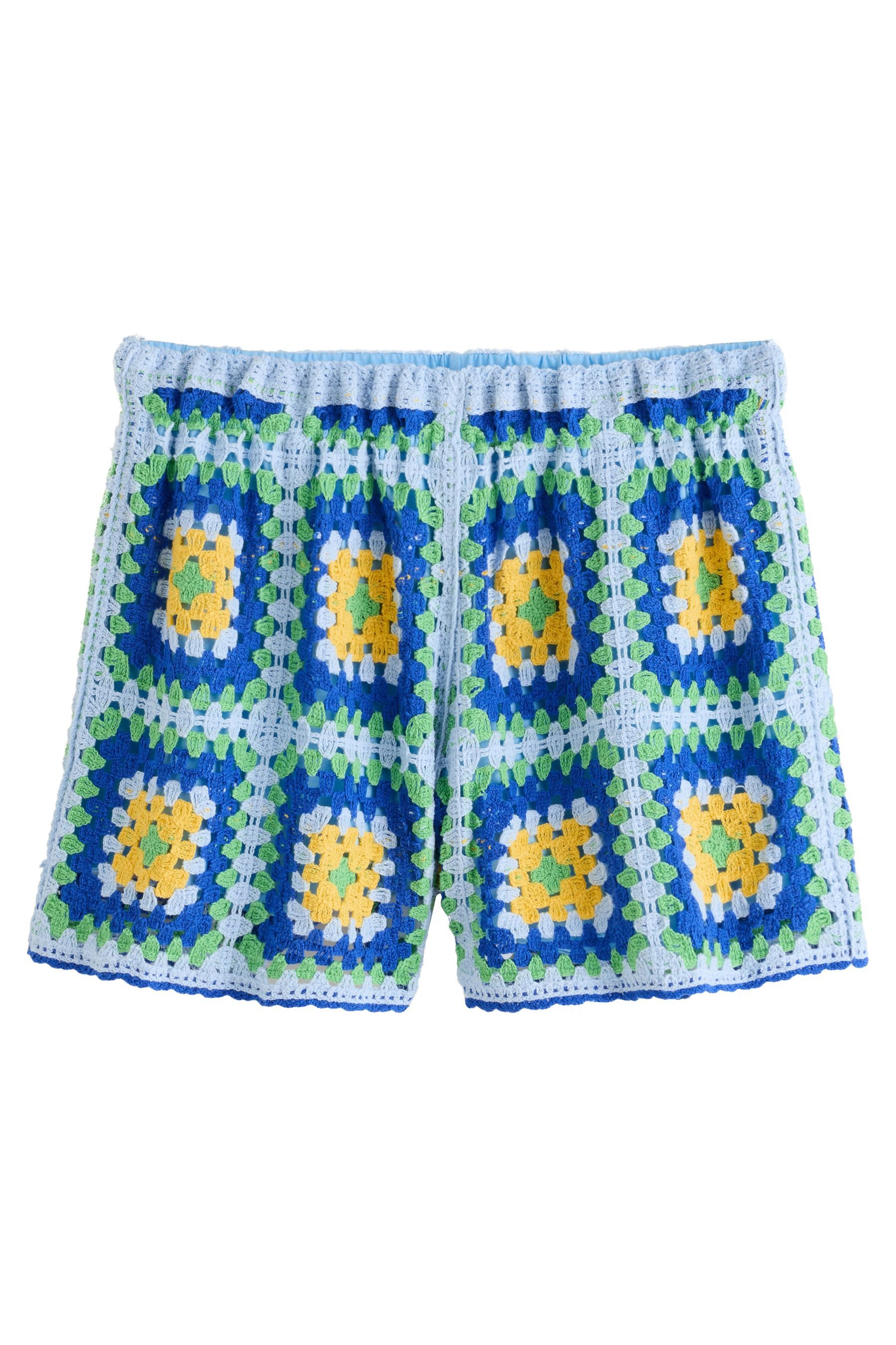 Shorts Sommerliche Shorts mit Häkeldetail