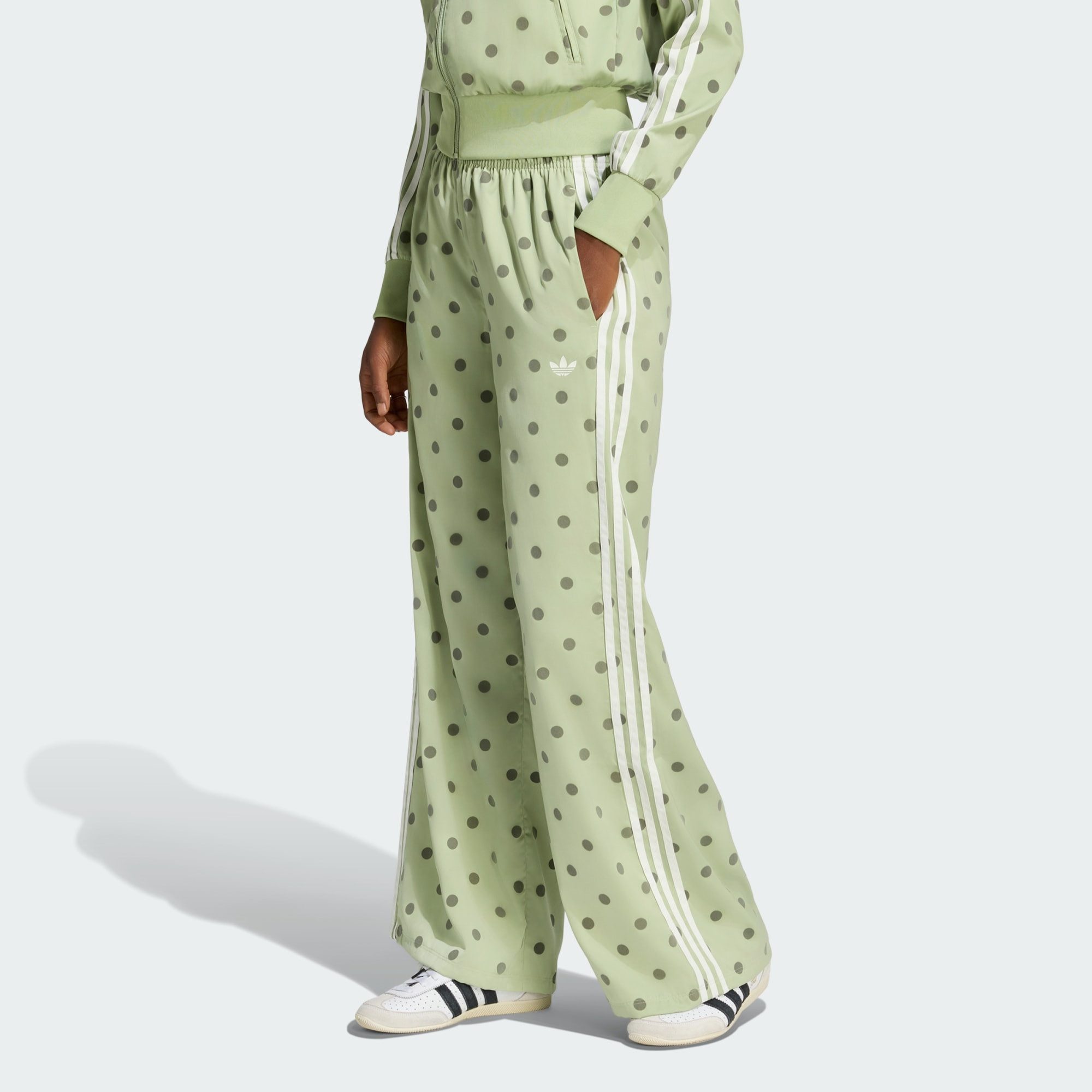 adidas Originals Jogginghose SATIN POLKA DOTS HOSE MIT WEITEM BEIN (1-tlg)