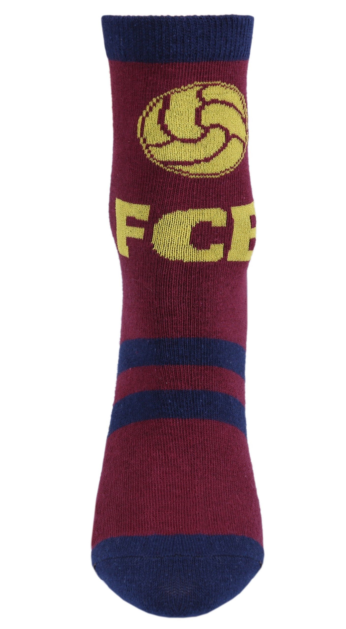 FC Barcelona Haussocken Jungensocken in Burgund „FC Barcelona“ 23/26 EU