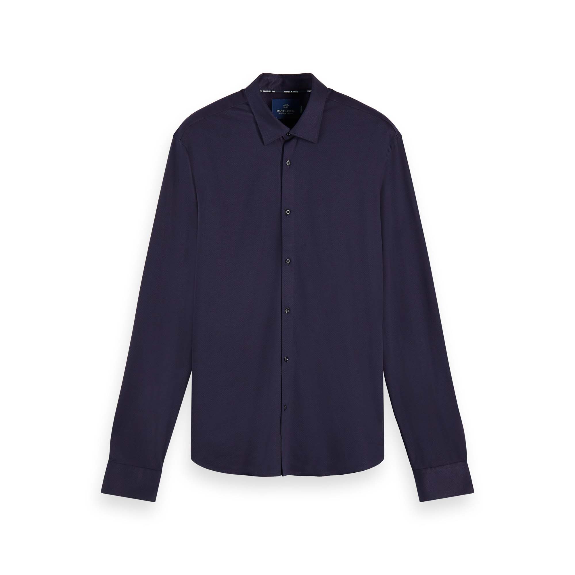 Kurzarmhemd Scotch & Soda Herren Hemd Knitted Shirt 155156