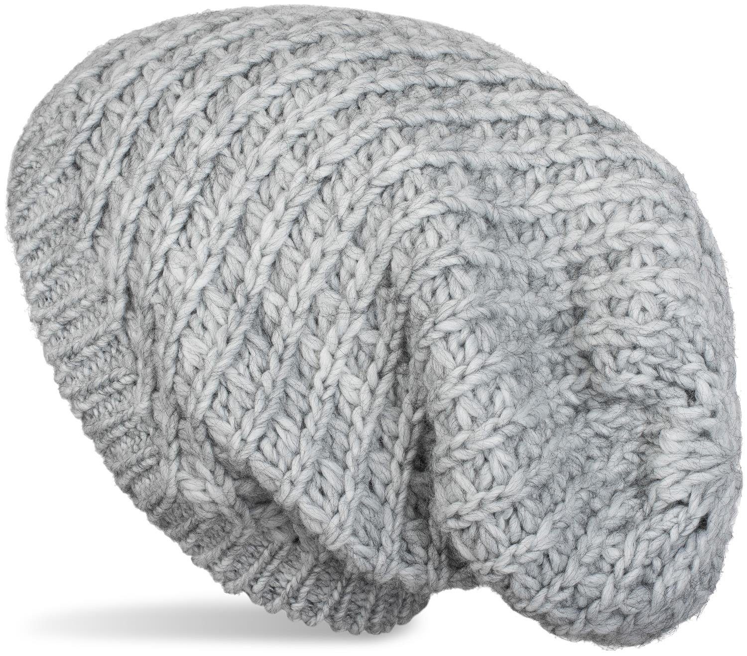 styleBREAKER Strickmütze Grobstrick Beanie Mütze (1-St)