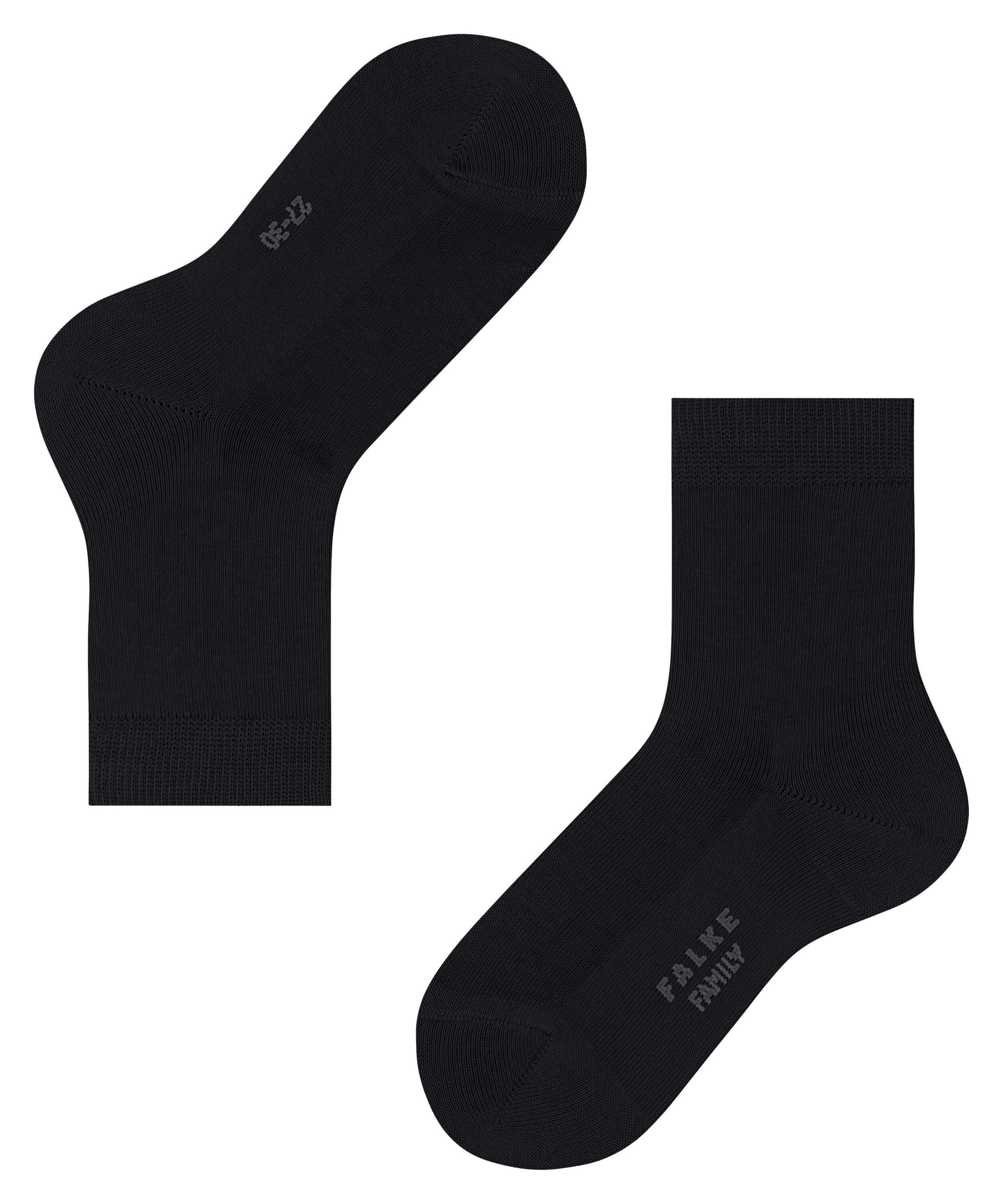 (3000) Socken (1-Paar) FALKE black Family
