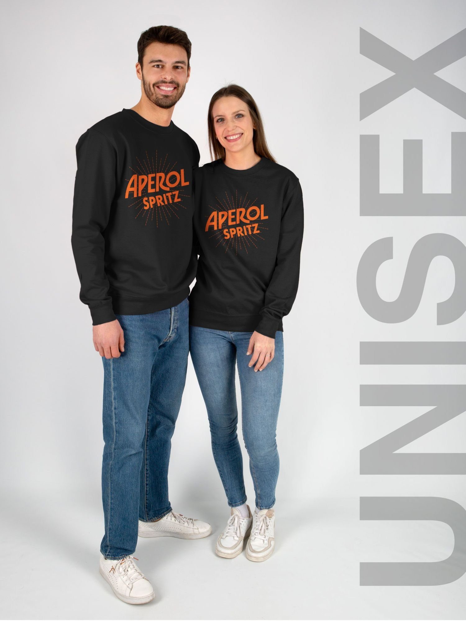 Shirtracer Sweatshirt Aperol Spritz Kostüm I Karneval Kostüm Aperol Spritz (1-tlg) Karneval & Fasching
