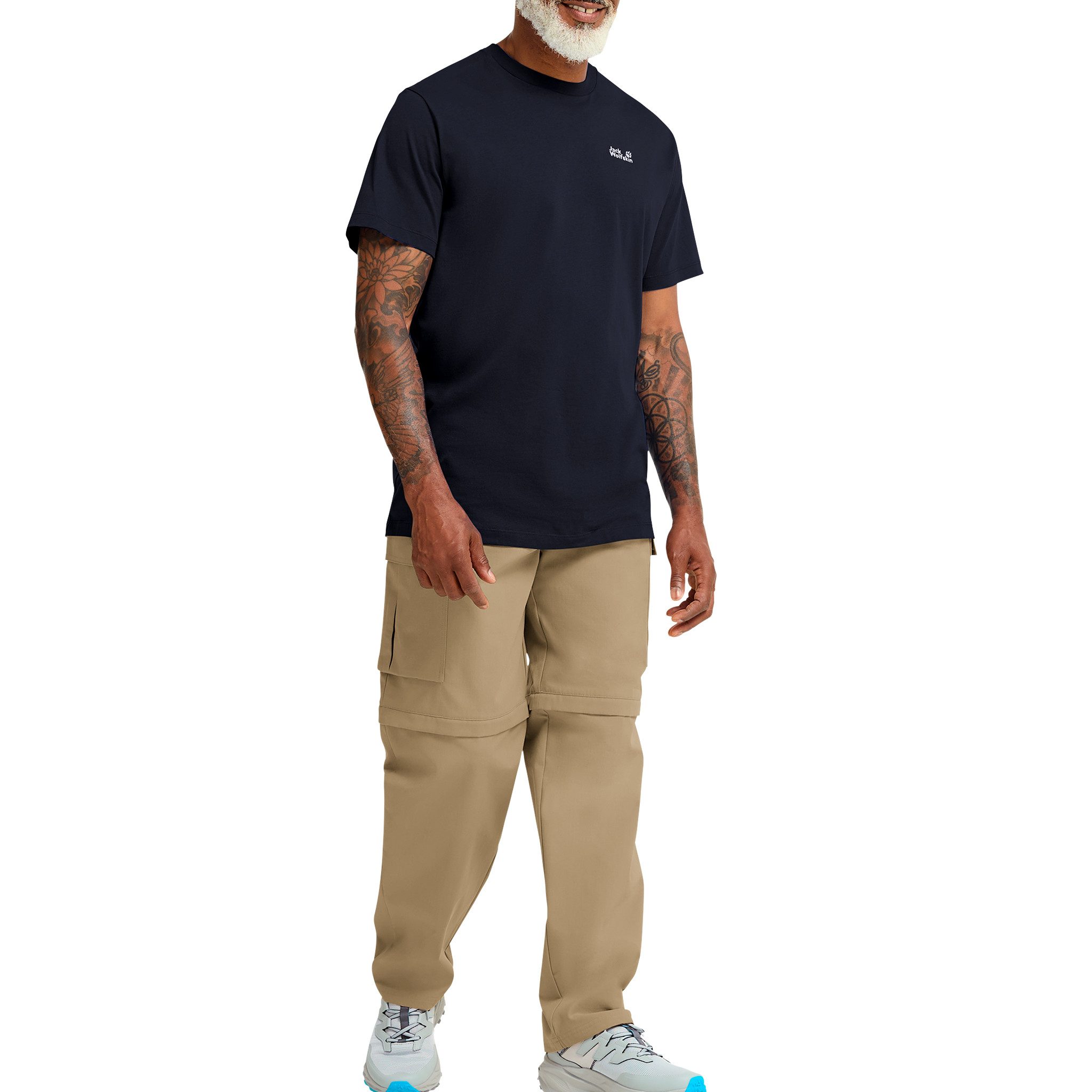 Jack Wolfskin T-Shirt Essential T M mit Markenlogo – Bild 3 von 5