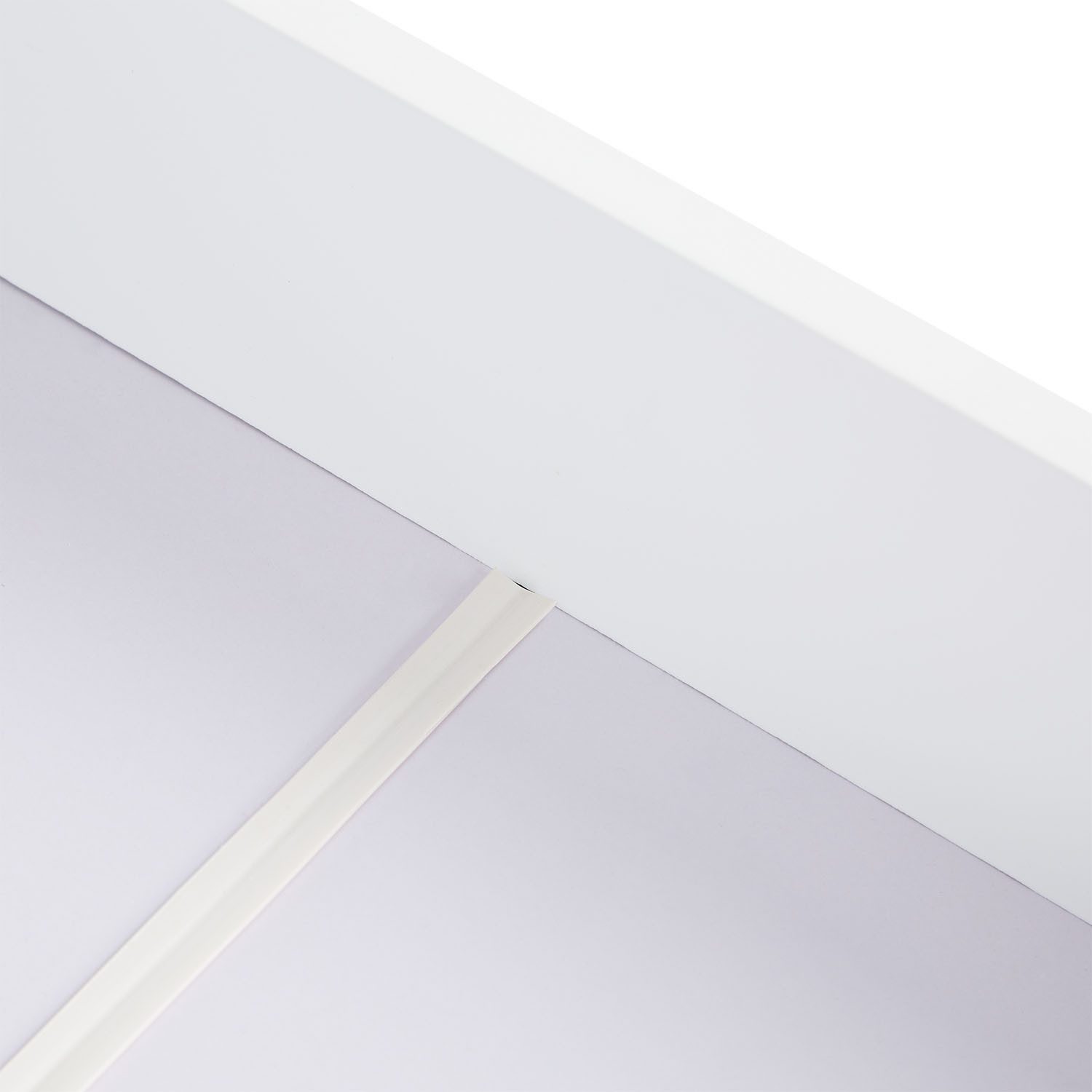 Homestyle4u Bed Drawer with Wheels 63x196 cm Wooden Bed Box Drawer White Storage