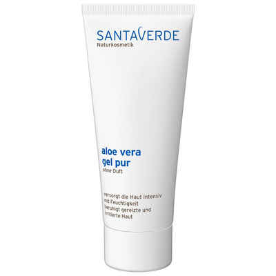 SANTAVERDE GmbH Hautpflegegel aloe vera Gel pur ohne Duft, 100 ml
