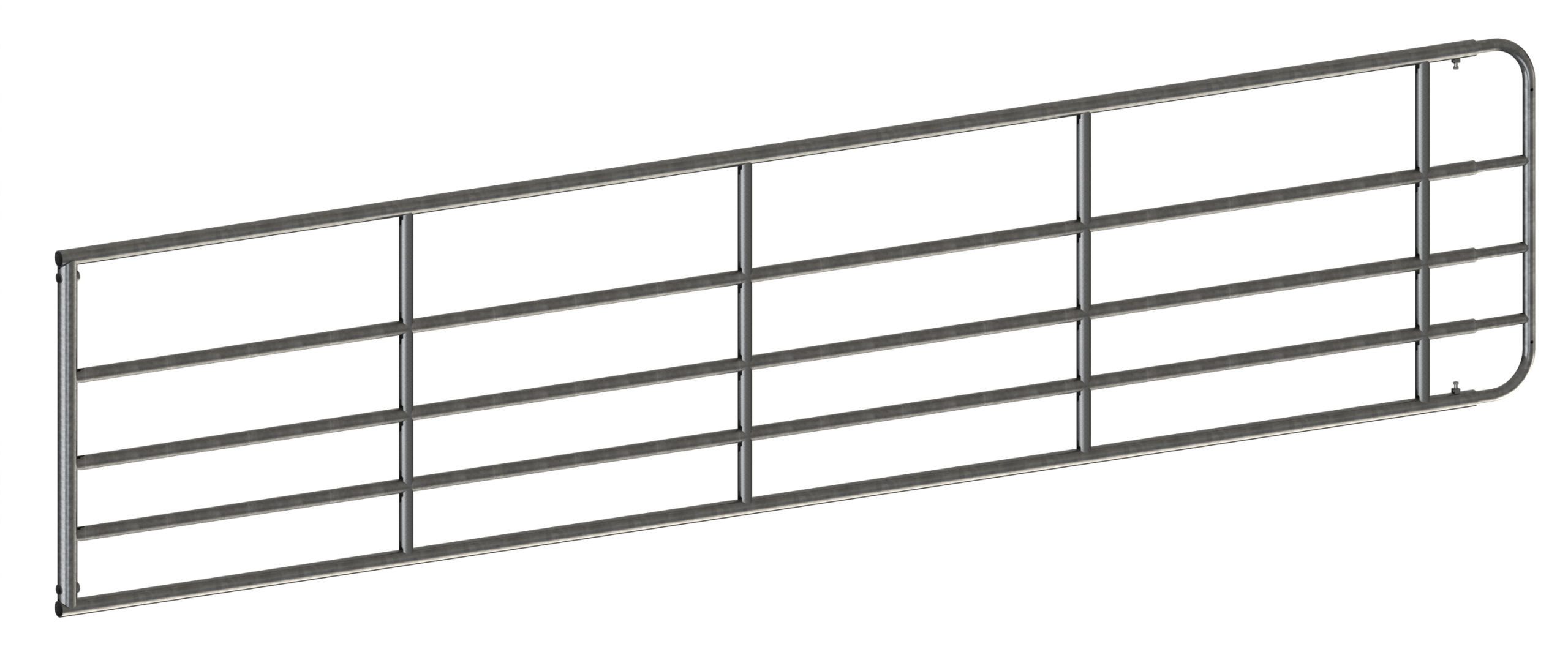 Kerbl Weidenzaun Verstellb. Weidetor, 90cm 2-3m verzinkt