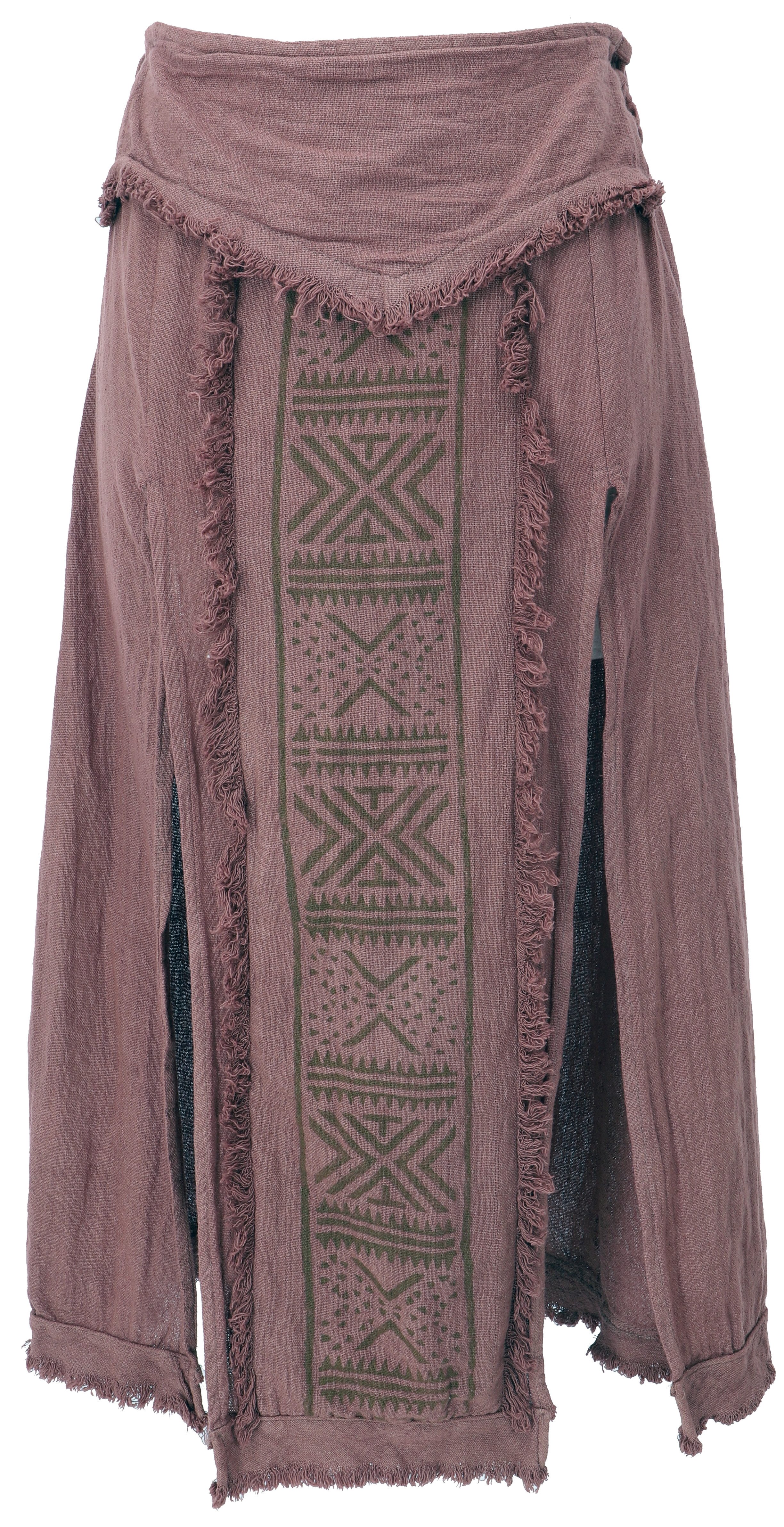 Guru-Shop Minirock Langer Boho Panel Skirt, günstig online kaufen