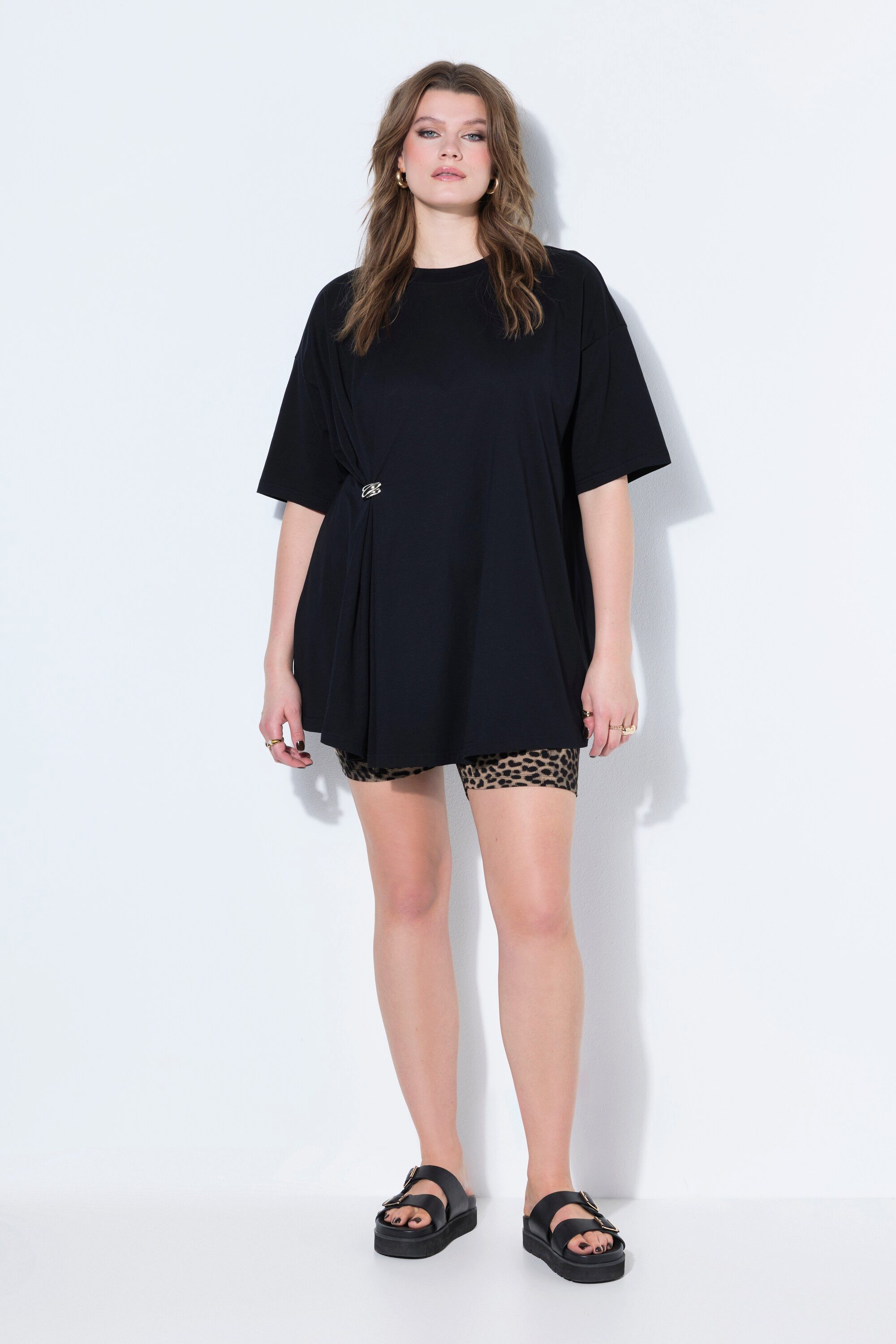 Studio Untold T-Shirt T-Shirt oversized Schmuckknoten – Bild 4 von 4