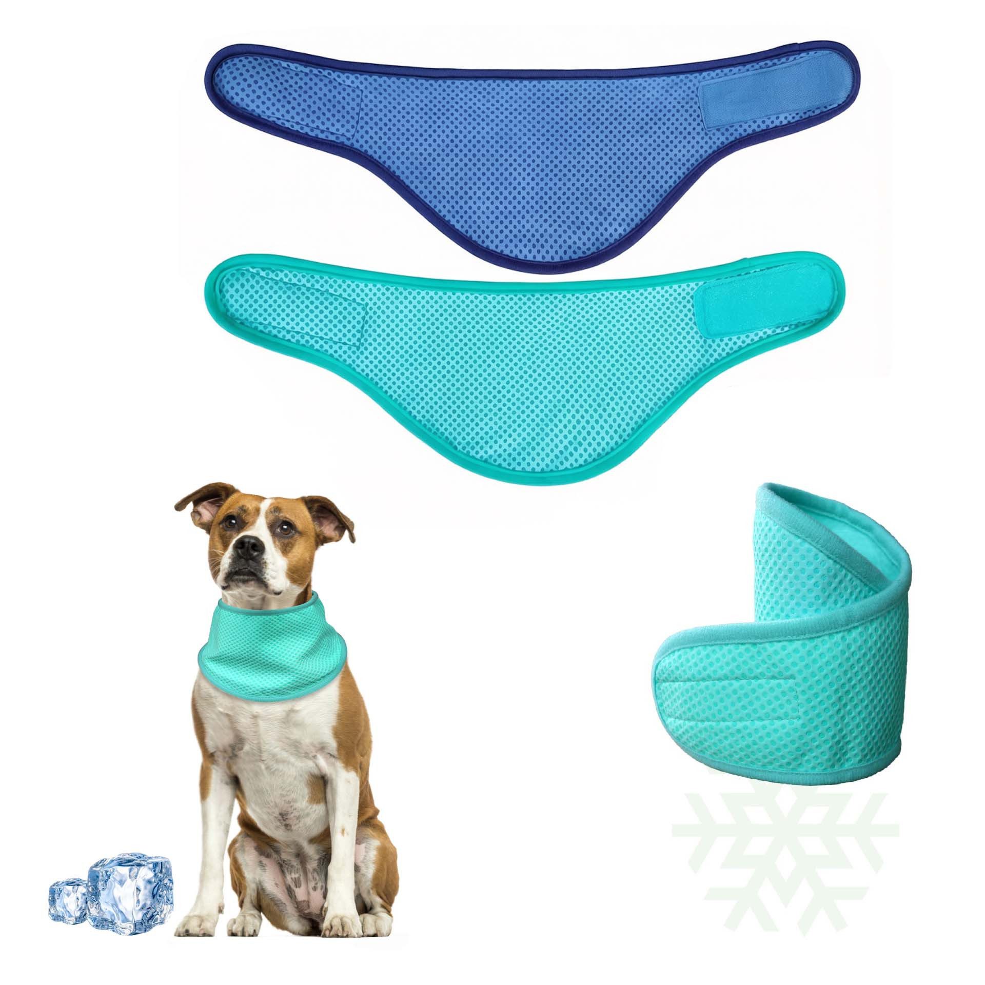 Srvillg Tier-Halstuch 2st Kühltuch Hund Halstuch Kühlend, Kühlhalsband