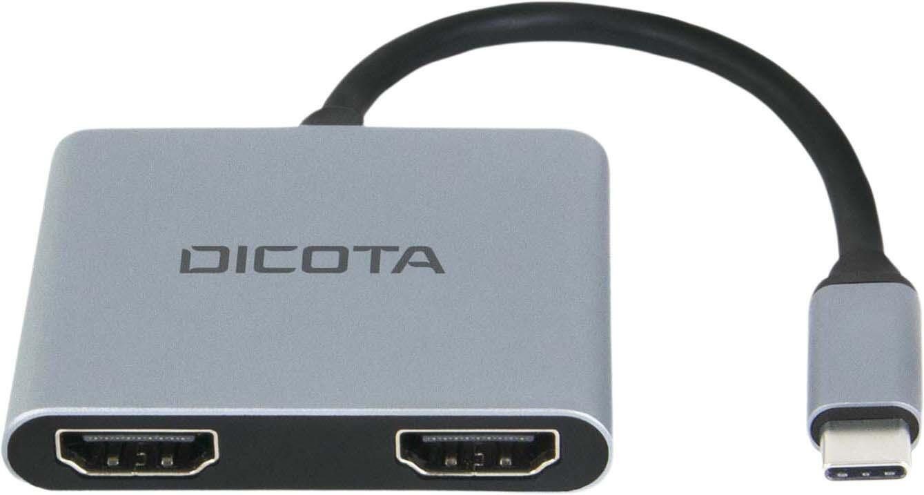 DICOTA Laptop-Dockingstation USB-C Mobile 4-in-1 Mini Docking Station 4K HDMI P