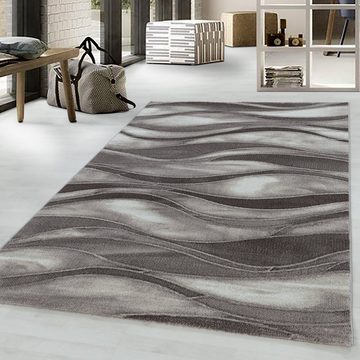 Teppich Teppich für den Flur oder Küche Wellen Design, Stilvoll Günstig, Läufer, Höhe: 9 mm
