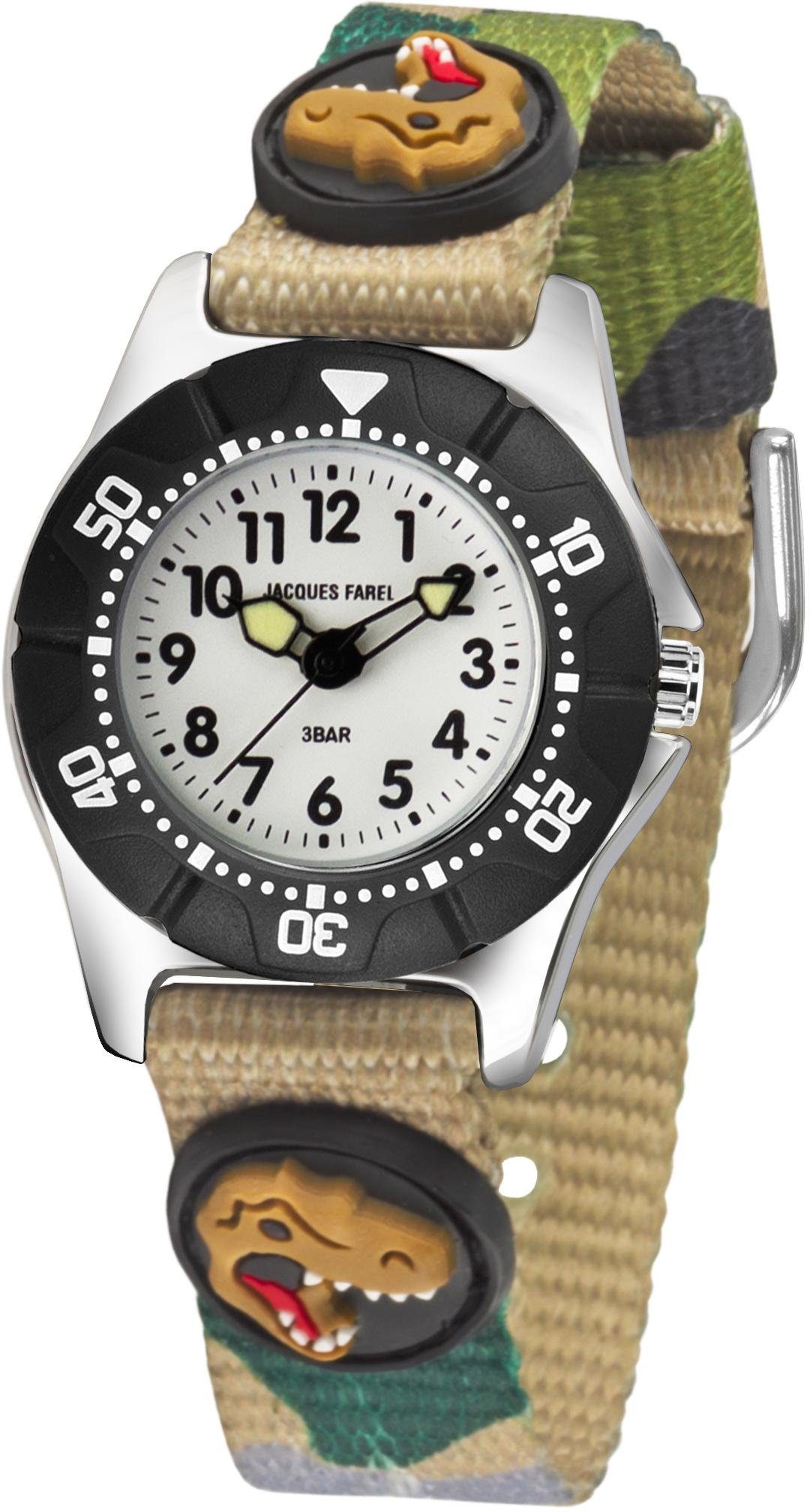 Jacques Farel Quarzuhr KWD 4111, Armbanduhr, Kinderuhr, ideal auch als Geschenk