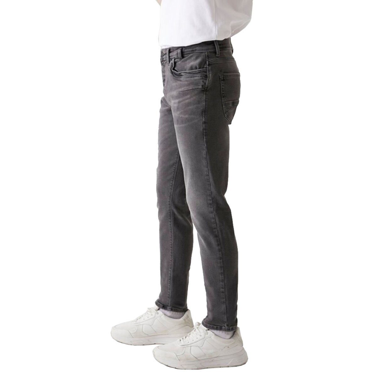 LTB Slim-fit-Jeans Servando Dalton X grey light Wash D