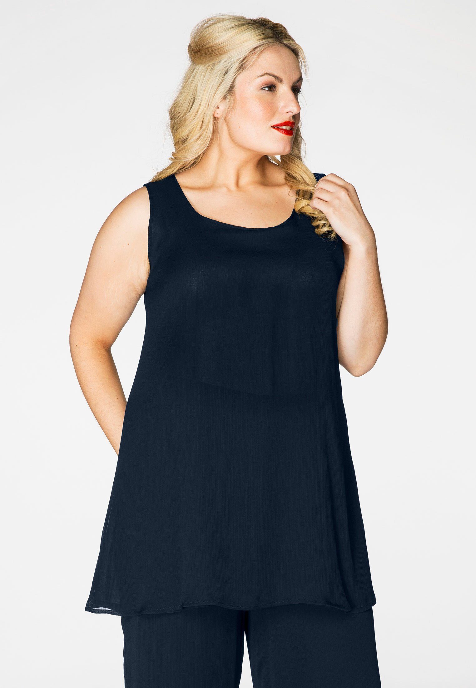 Shirttop Damen Top Große Größen