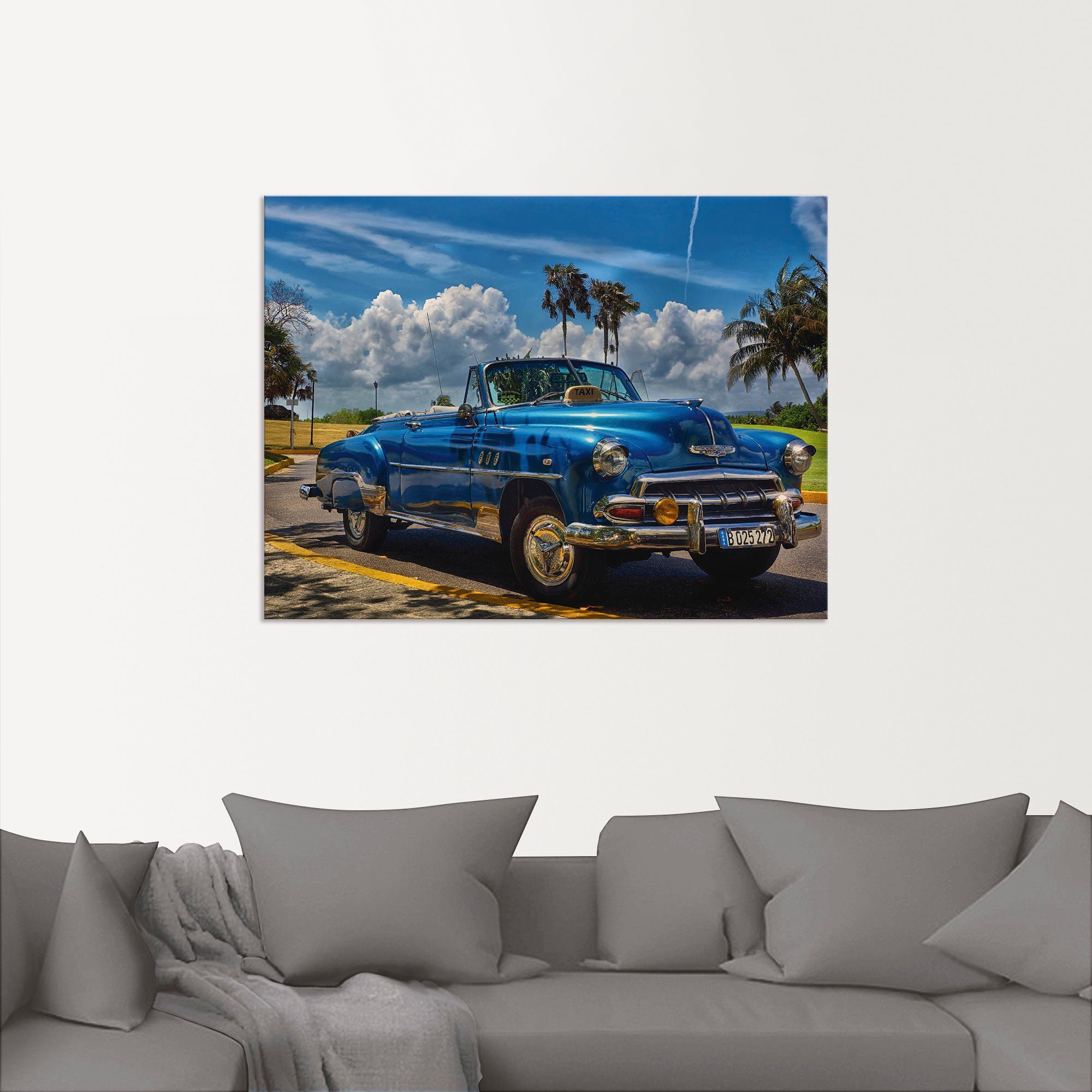 Artland Wandbild Havanna Flair, Auto (1 St), als Alubild, Leinwandbild in verschied. Größen