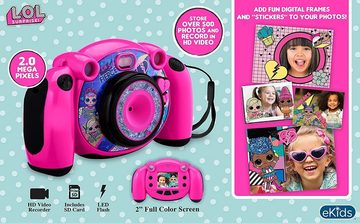 eKids L.O.L. Surprise! Kinder-Kamera mit Foto- & Videofunktion Kinderkamera (2,0 MP, 512MB SD Karte integriert)