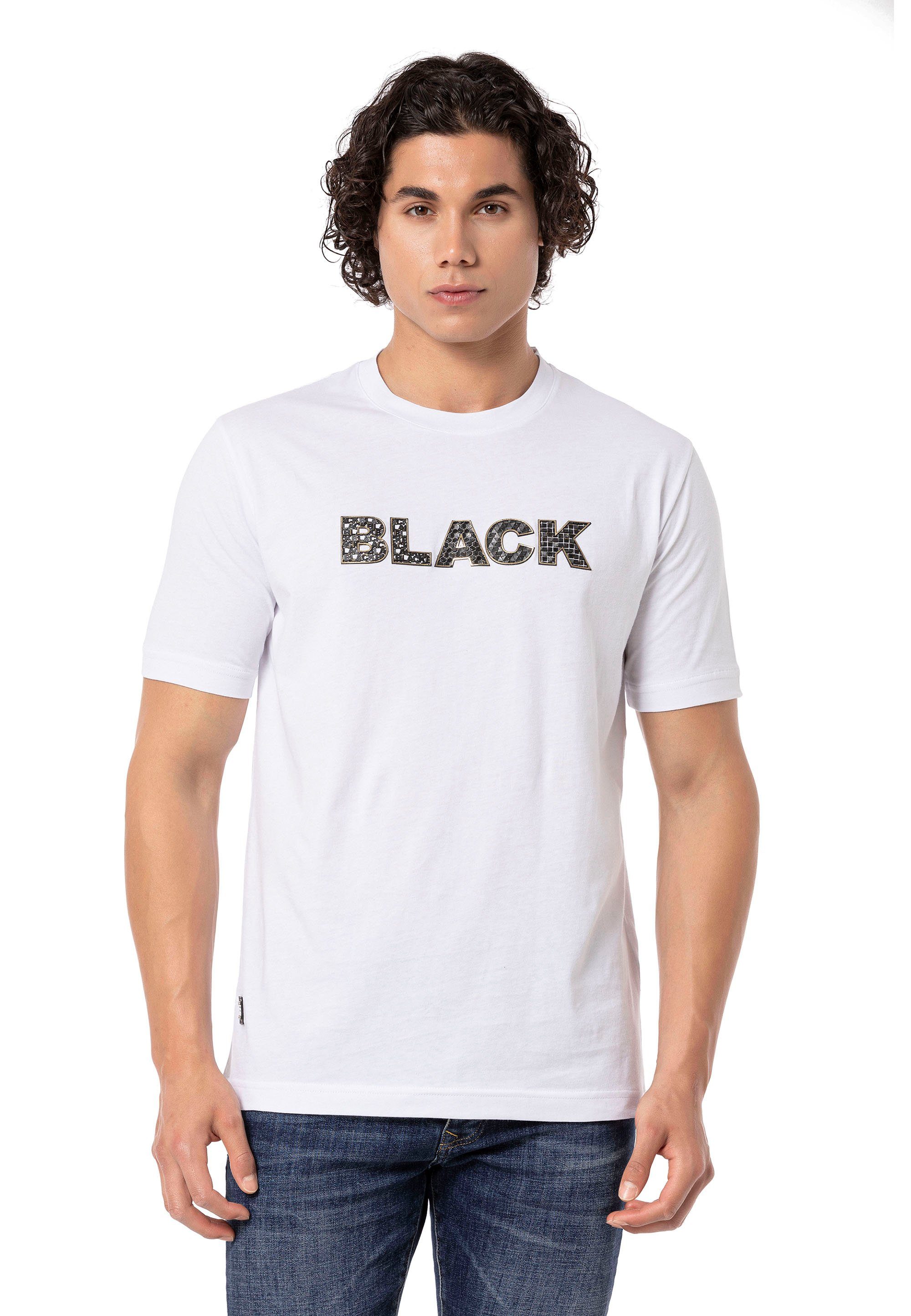 RedBridge T-Shirt Gern Print hochwertigen mit weiß