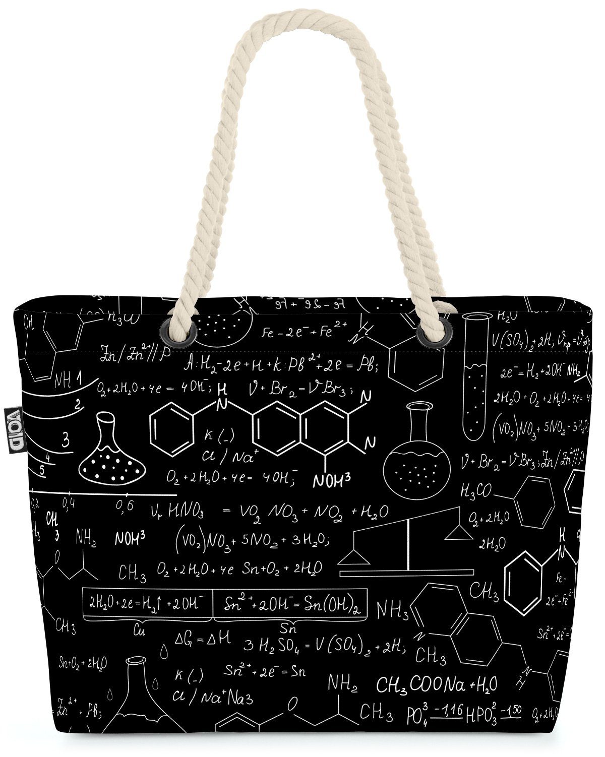 Labor Strandtasche VOID Uni Schule Chemie Schule Unterricht Chemie (1-tlg), Tafel Tafel Formel