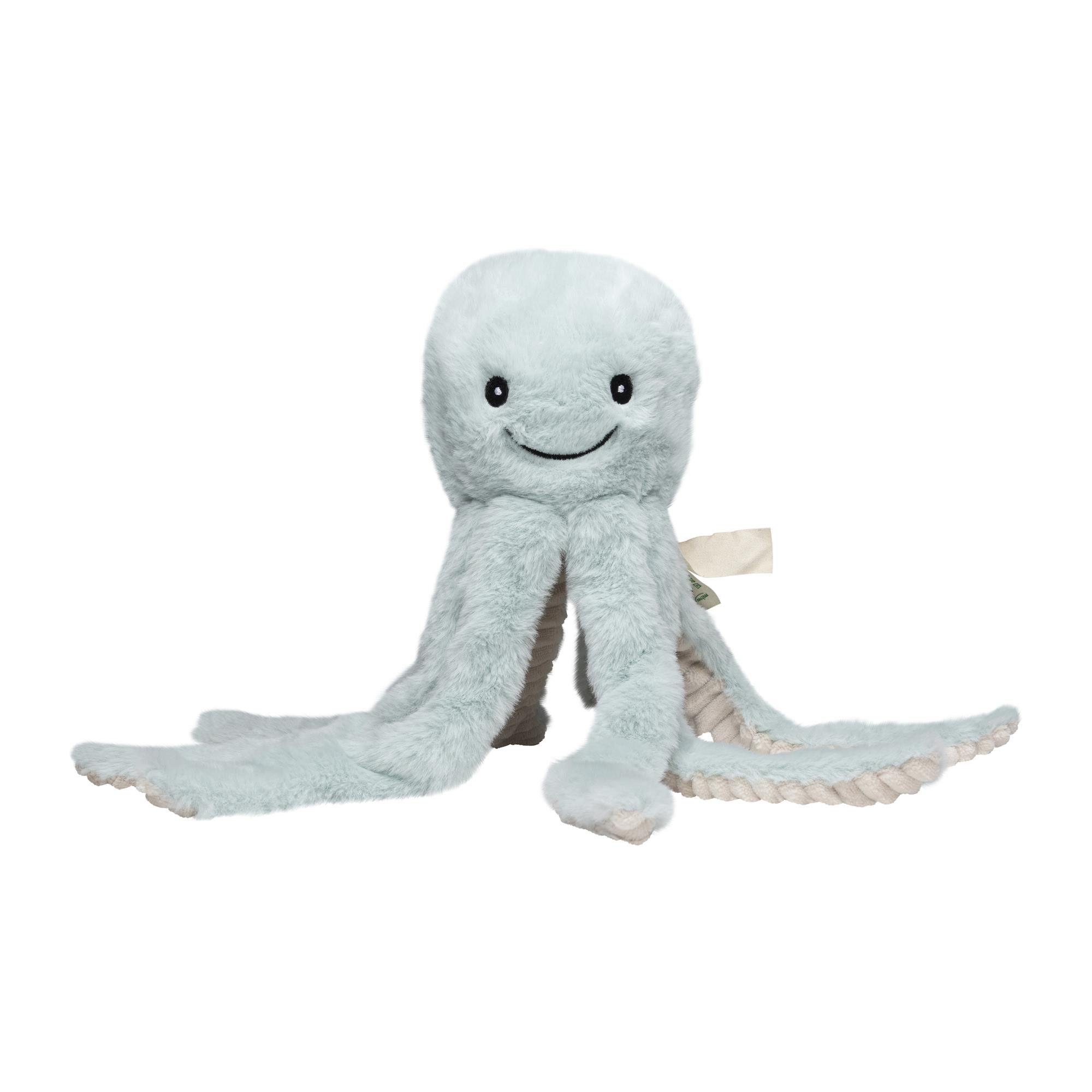 mbw Kuscheltier Recycel Oktopus grün, Höhe 35 cm, aus 100% recycelten PET-Flaschen (1-St), Recyceltes Material