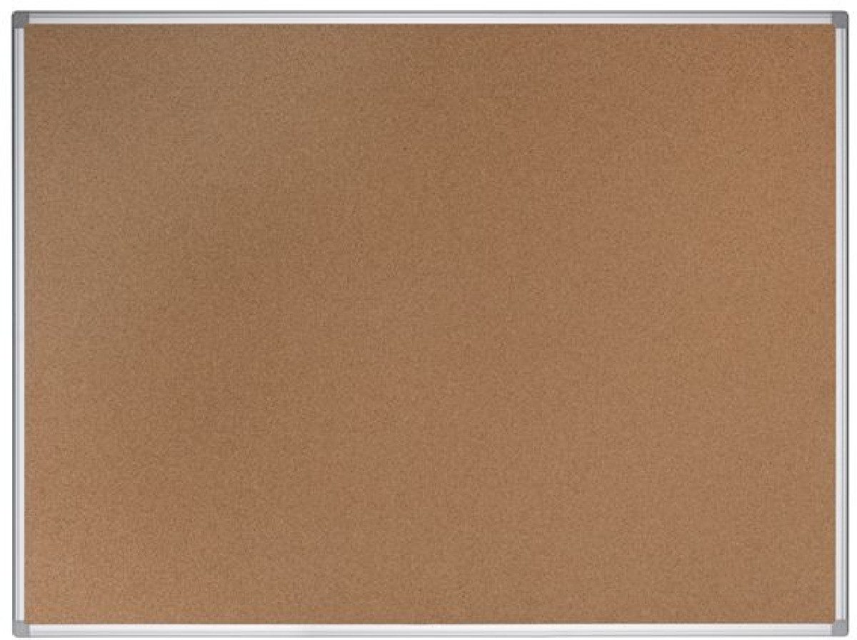 bi-office Pinnwand Korktafel Earth-It mit Aluminiumrahmen 60x45cm
