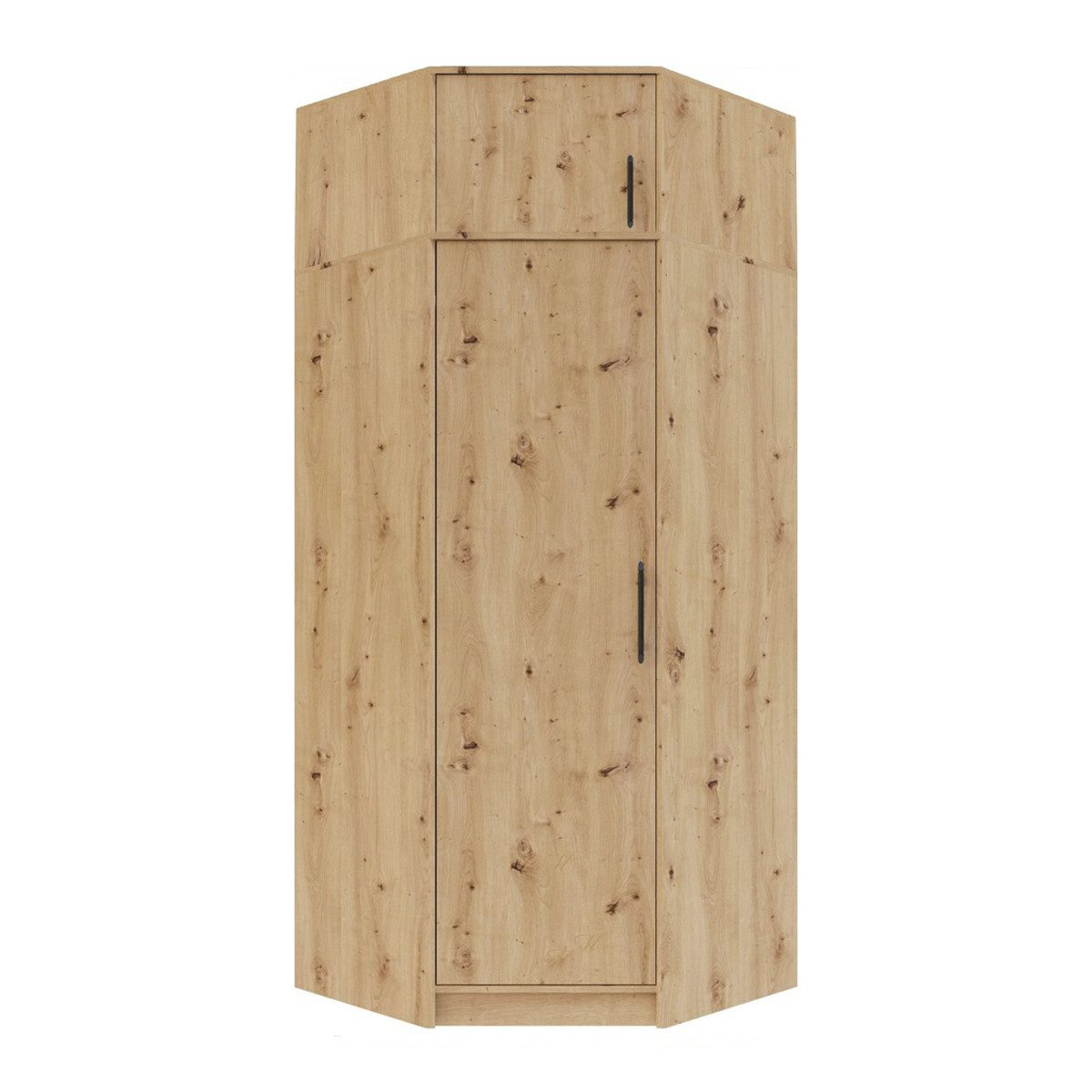 Marmex Möbel Eckschrank SMART 4N Eckschrank Kleiderschrank 95 x 230 x 95 Schrankaufsatz (2-St) Kleiderstangen, Stauraum
