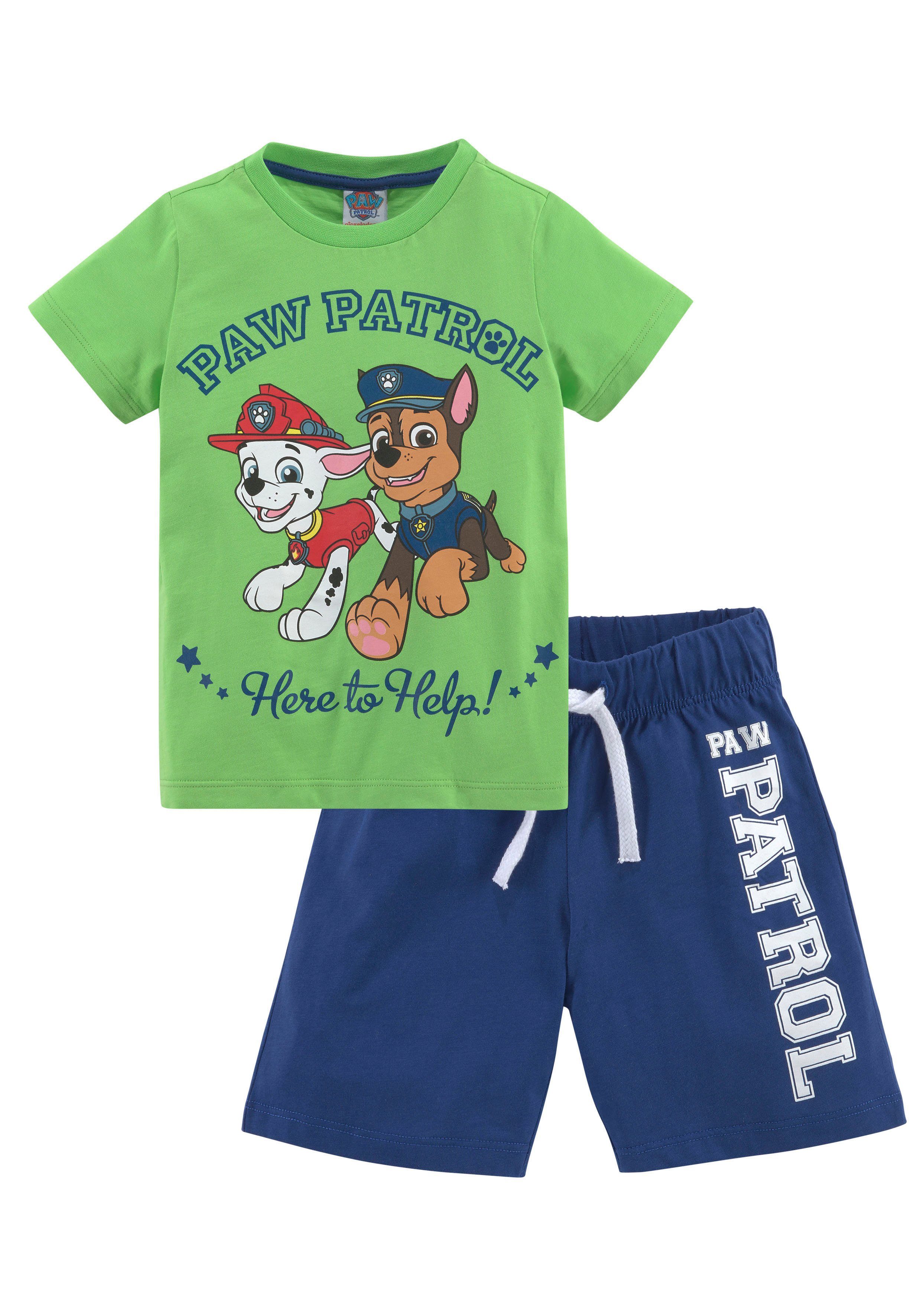 TO HELP! HERE PATROL & T-Shirt Bermudas (Set, PAW 2-tlg)