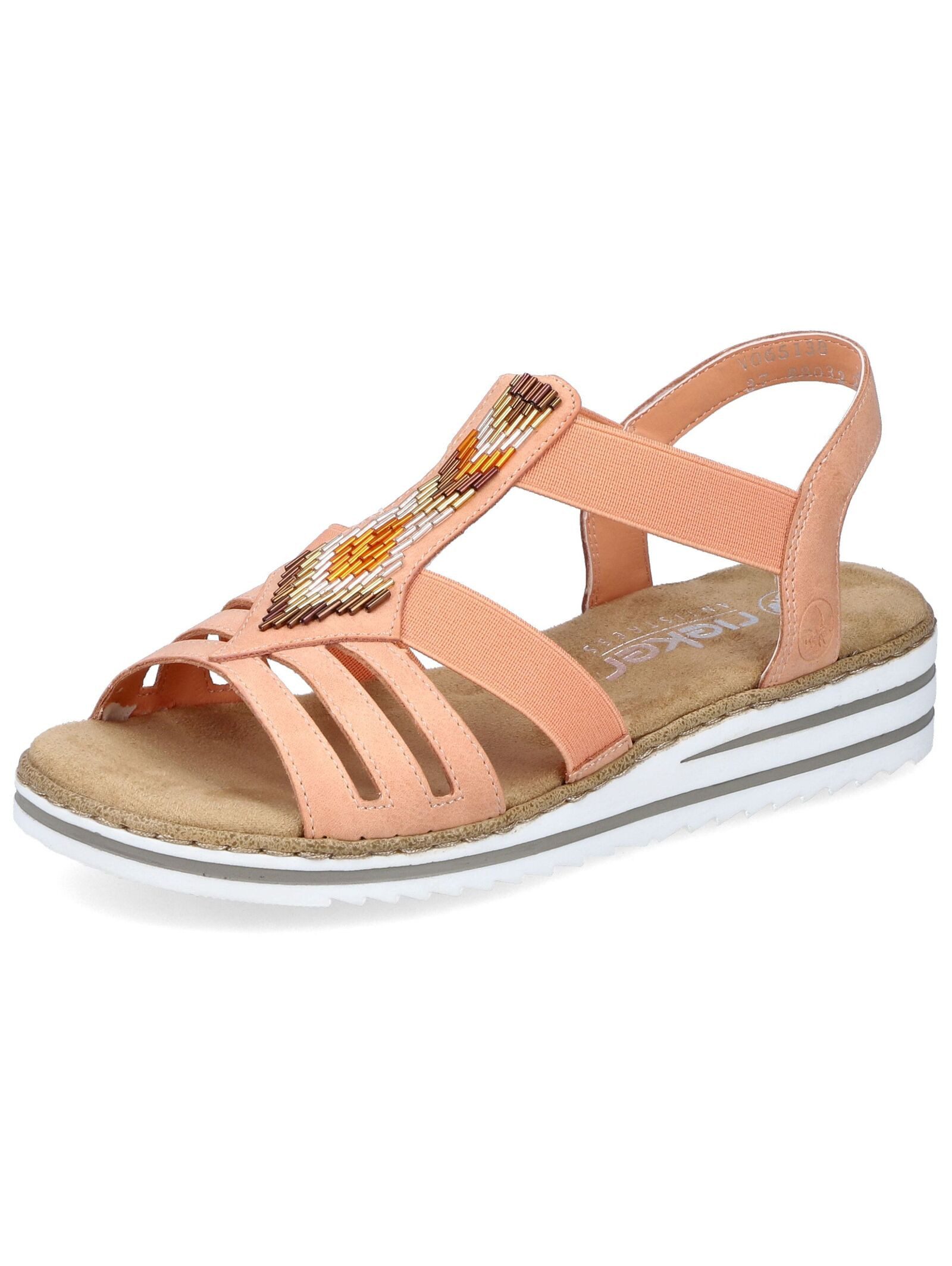 Rieker Sandalen Lederimitat/Textil Keilsandalette günstig online kaufen