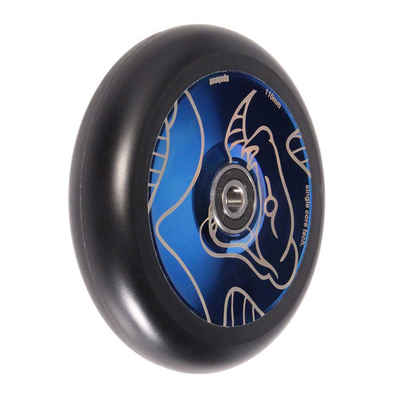 Anaquda Stuntscooter Anaquda Disc V2 RS Stunt-Scooter Rolle 110mm Blauchrome Snake Schwarz