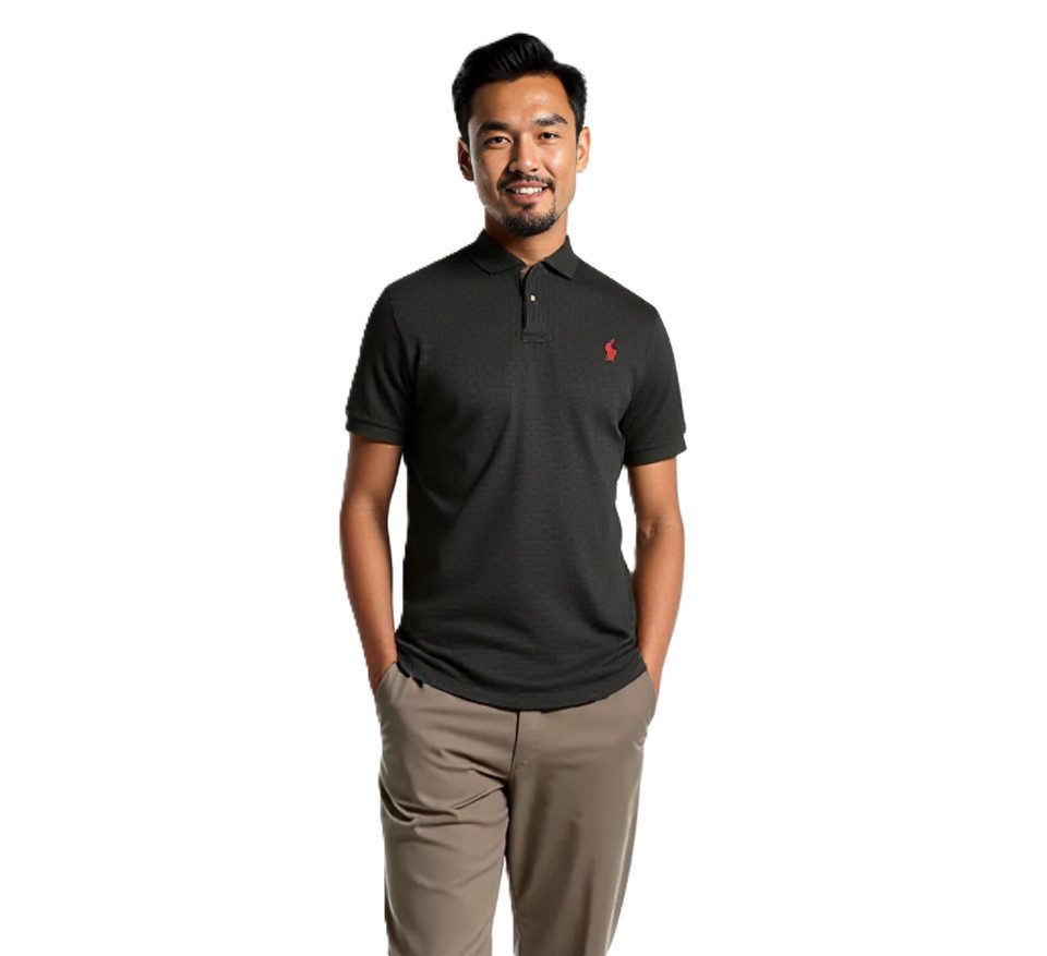 Poloshirt Polo Ralph Lauren Piqué-Poloshirt Classic Fit Schwarz_M