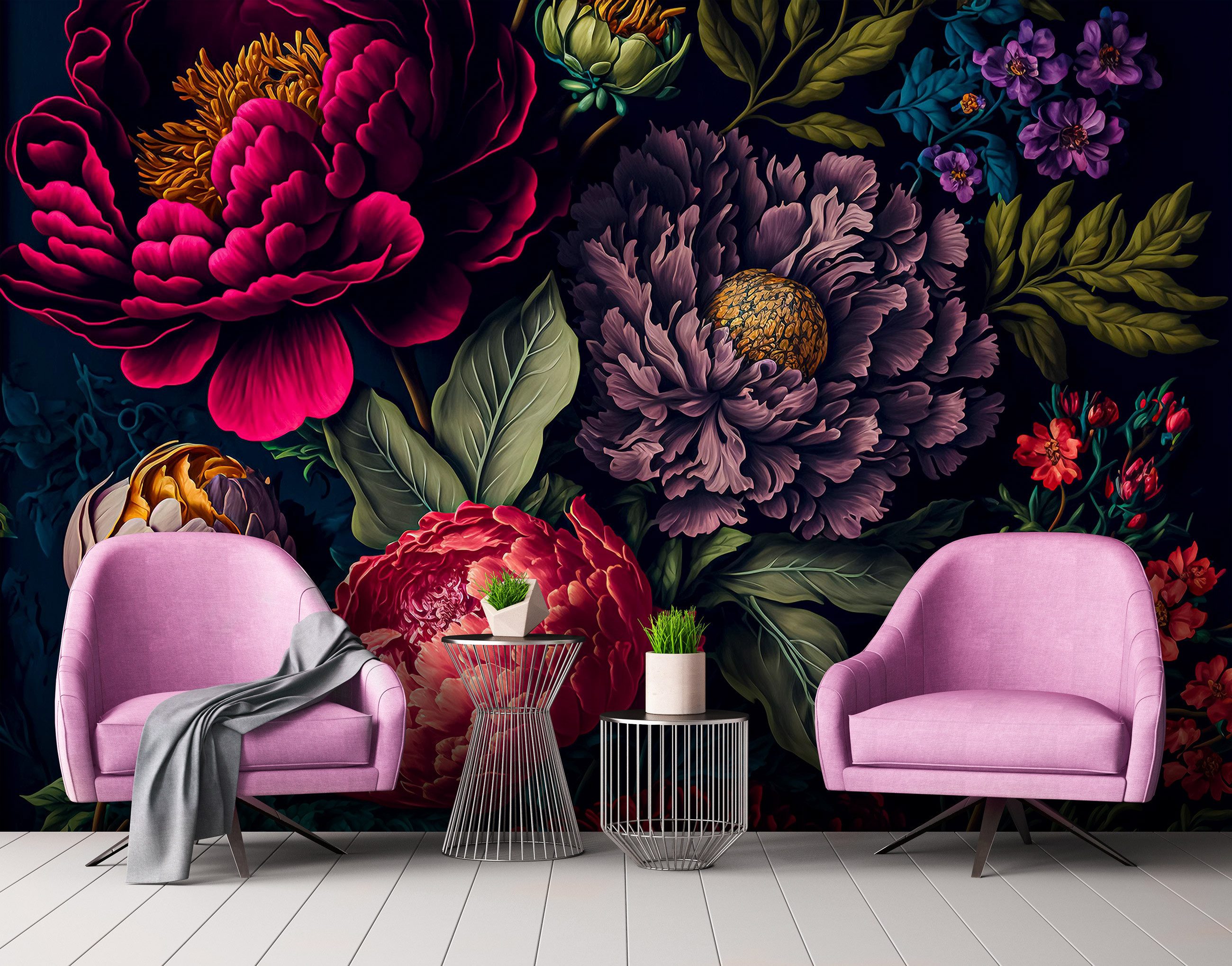Wallarena Fototapete Foto - Mehrfarbig - Modern - Vlies - Schlafzimmer, glatt, 104x70cm