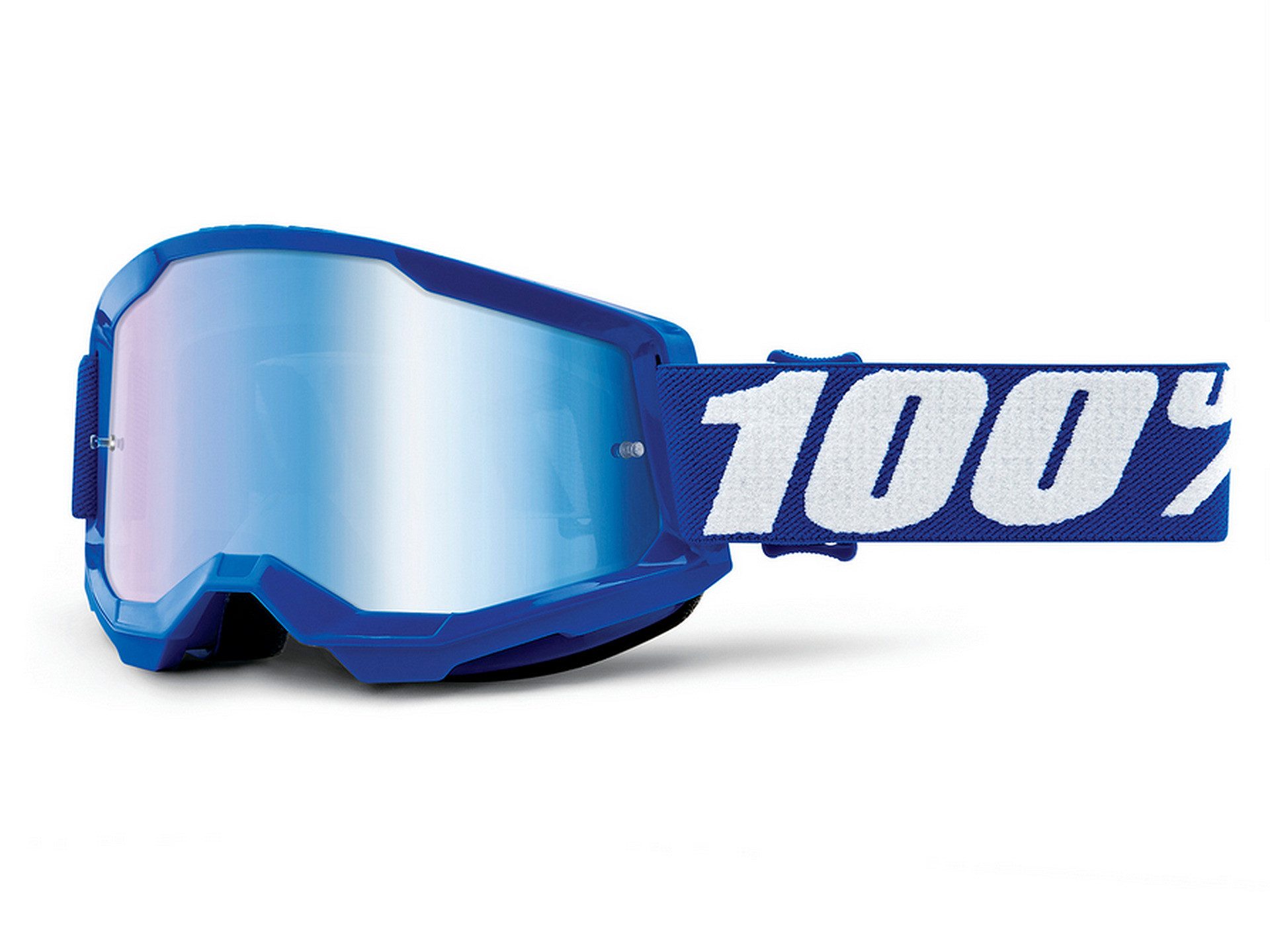 100% Fahrradbrille, MTB-Brille Goggle Strata 2 - Mirror Lens