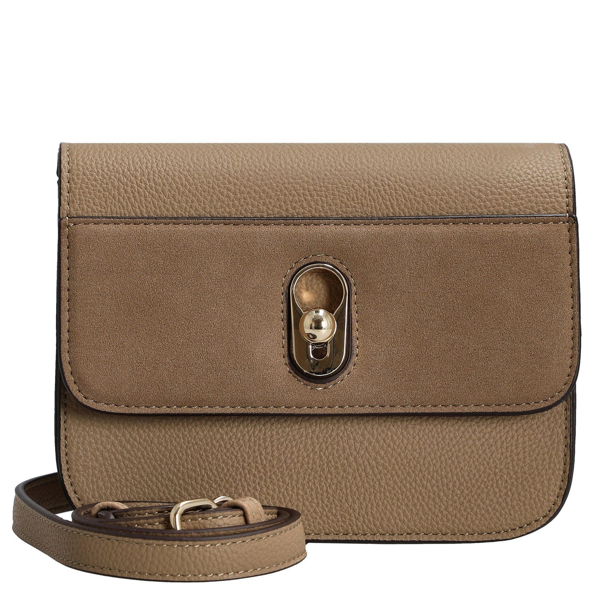 Umhängetasche SFM215 - Schultertasche 19 cm (motty grey/gold)