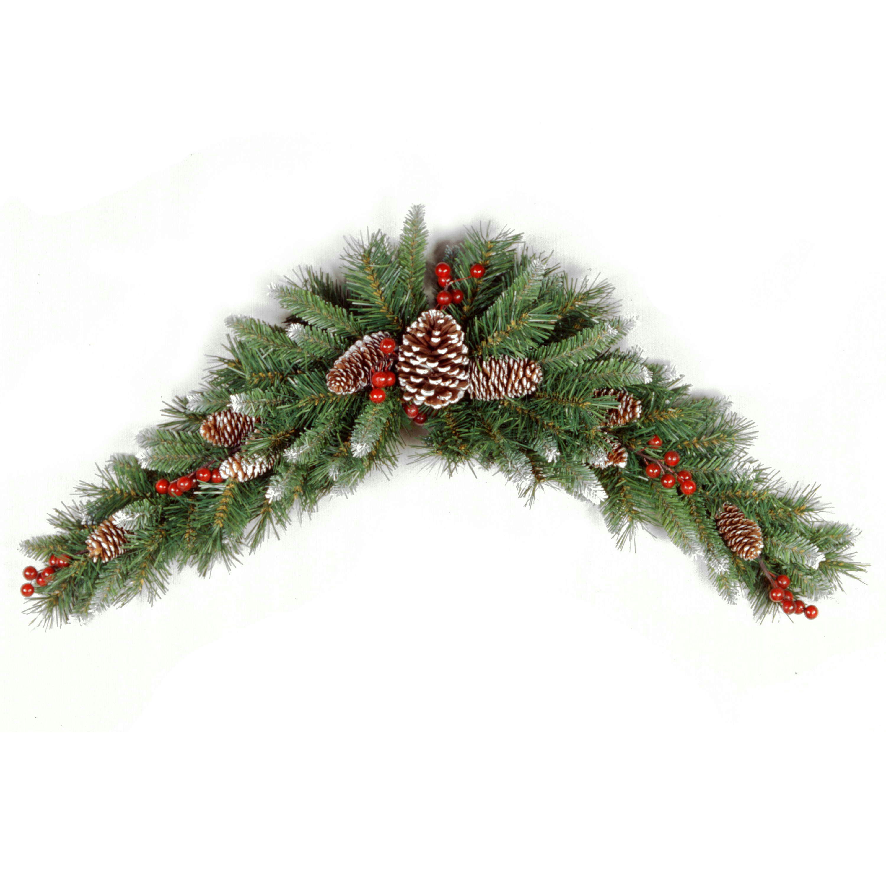 artplants Künstlicher Weihnachtsbaum Künstlicher Weihnachtsbaum Tannen Türbogen MARLIES, crossdoor, 90cm