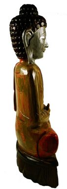 Guru-Shop Buddhafigur Großer Holzbuddha, Dhyana Mudra
