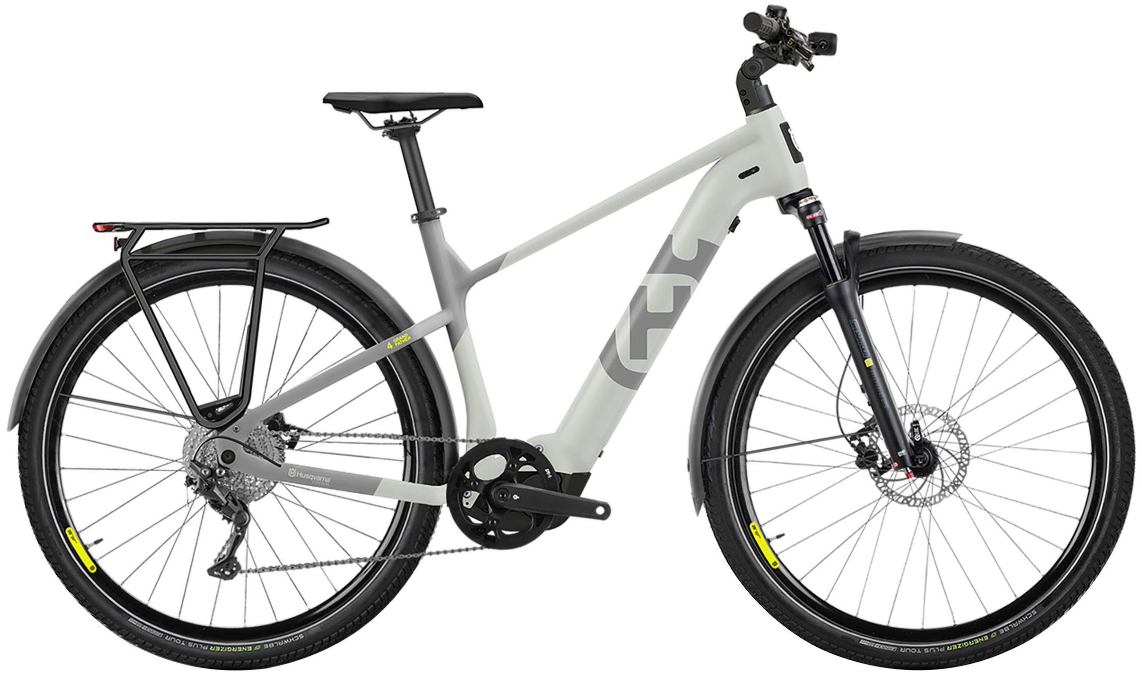 Husqvarna E-BICYCLES E-Bike Trekkingrad E-Trekkingbike Grand Pather 4, 11 Gang Tektro RD-M550 Schaltwerk, Kettenschaltung, Mittelmotor, 630 Wh, (28 Zoll, Yamaha Motor, Scheibenbremsen, mit Straßenzulassung), Pedelec, Elektrofahrrad für Herren