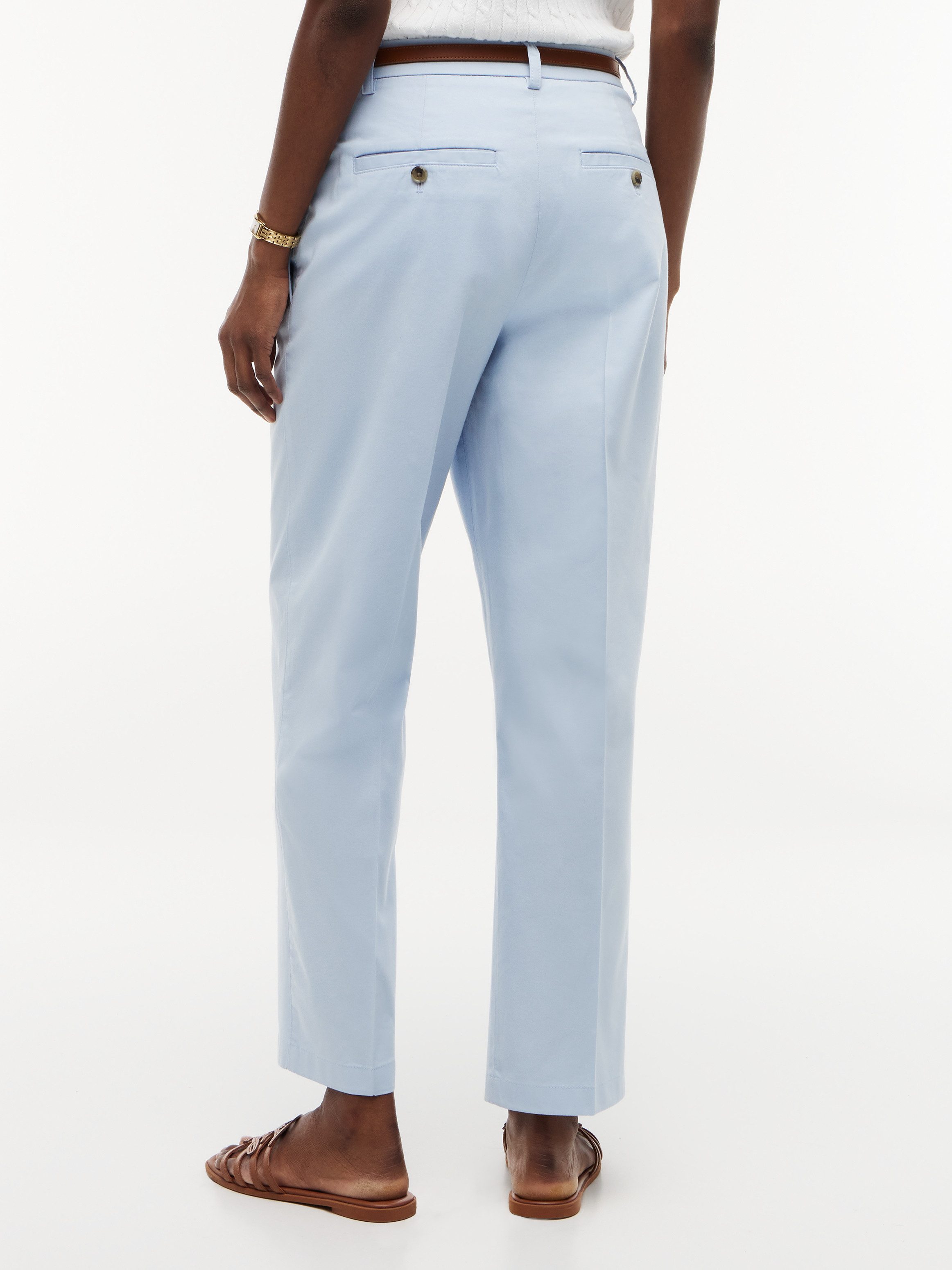 Tommy Hilfiger Chinohose COTTON SLIM STRAIGHT CHINO Baumwollmischung, straight fit