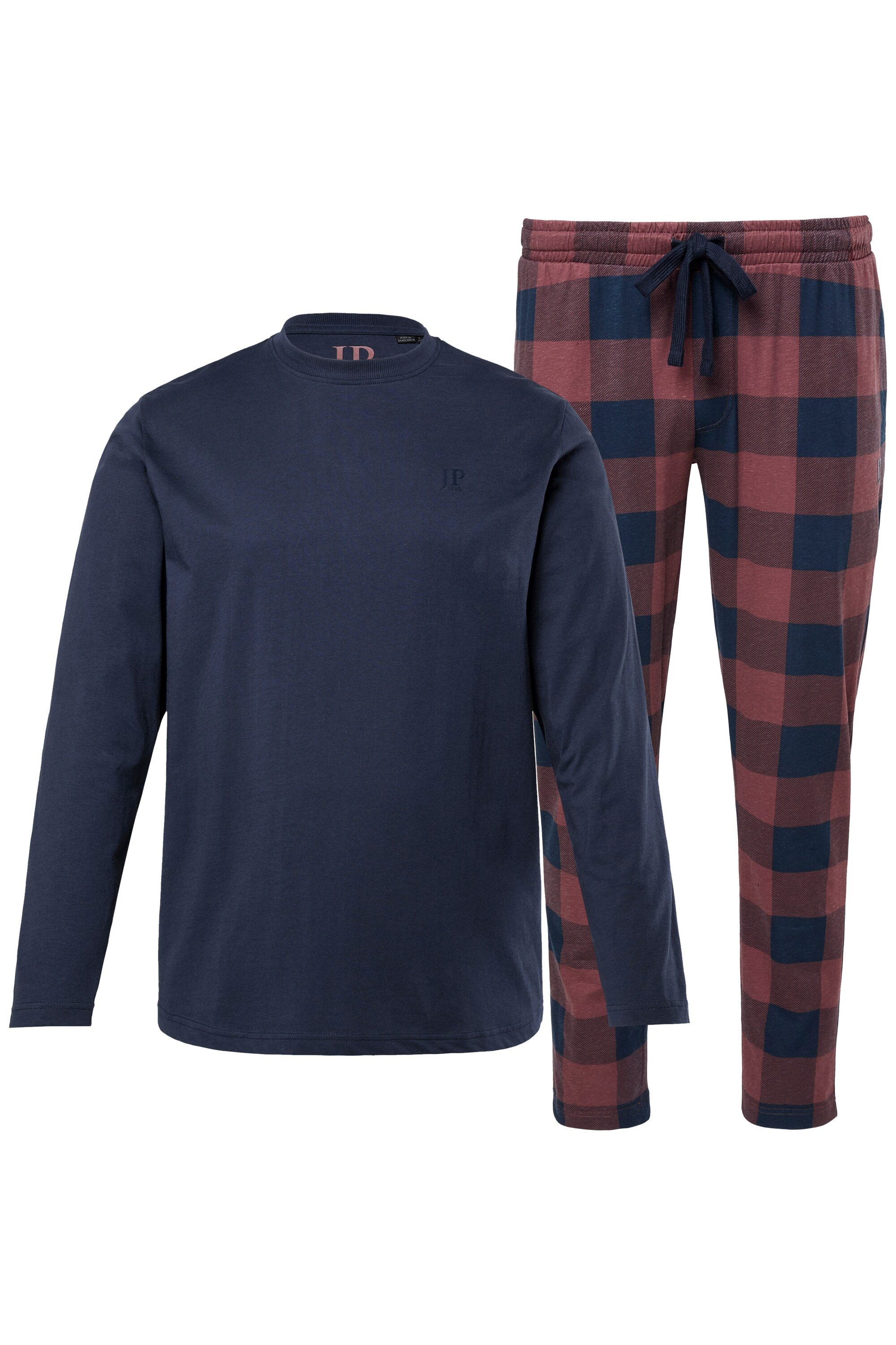 JP1880 Schlafanzug JP1880 Schlafanzug Homewear Zweiteiler Karohose günstig online kaufen